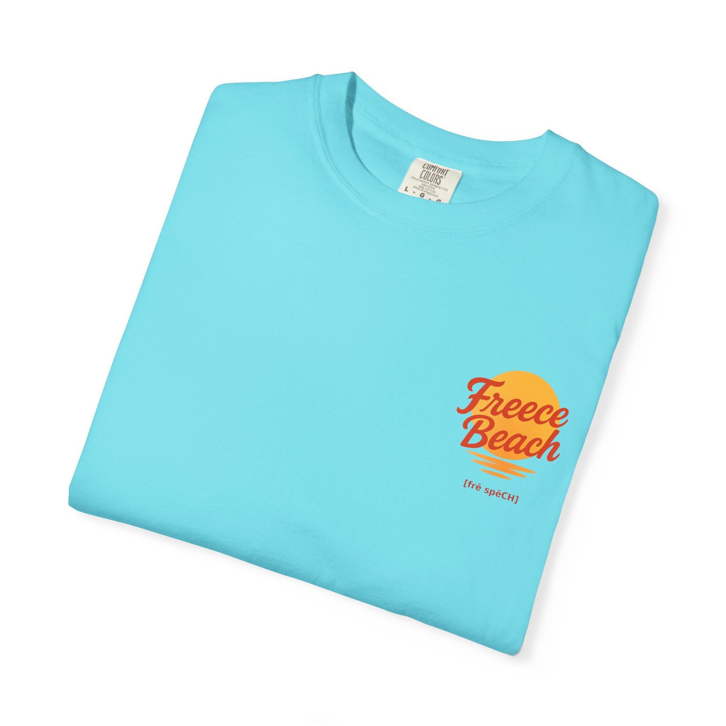 Freece Beach Graphic T-Shirt — Sunset Logo Tee