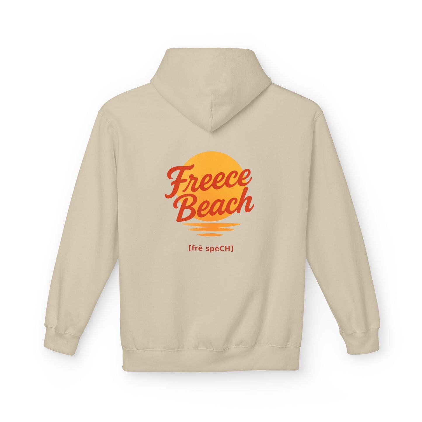 Freece Beach Hoodie - Sunset Logo Pullover