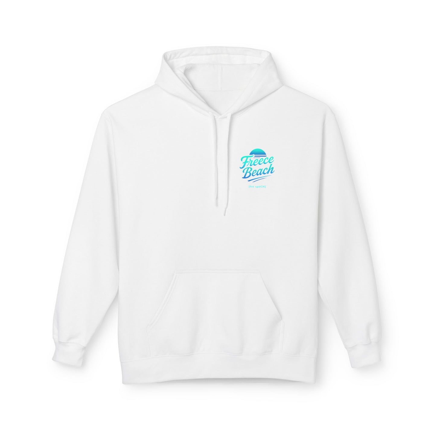 Freece Beach Hoodie - Cool Neon Logo Pullover