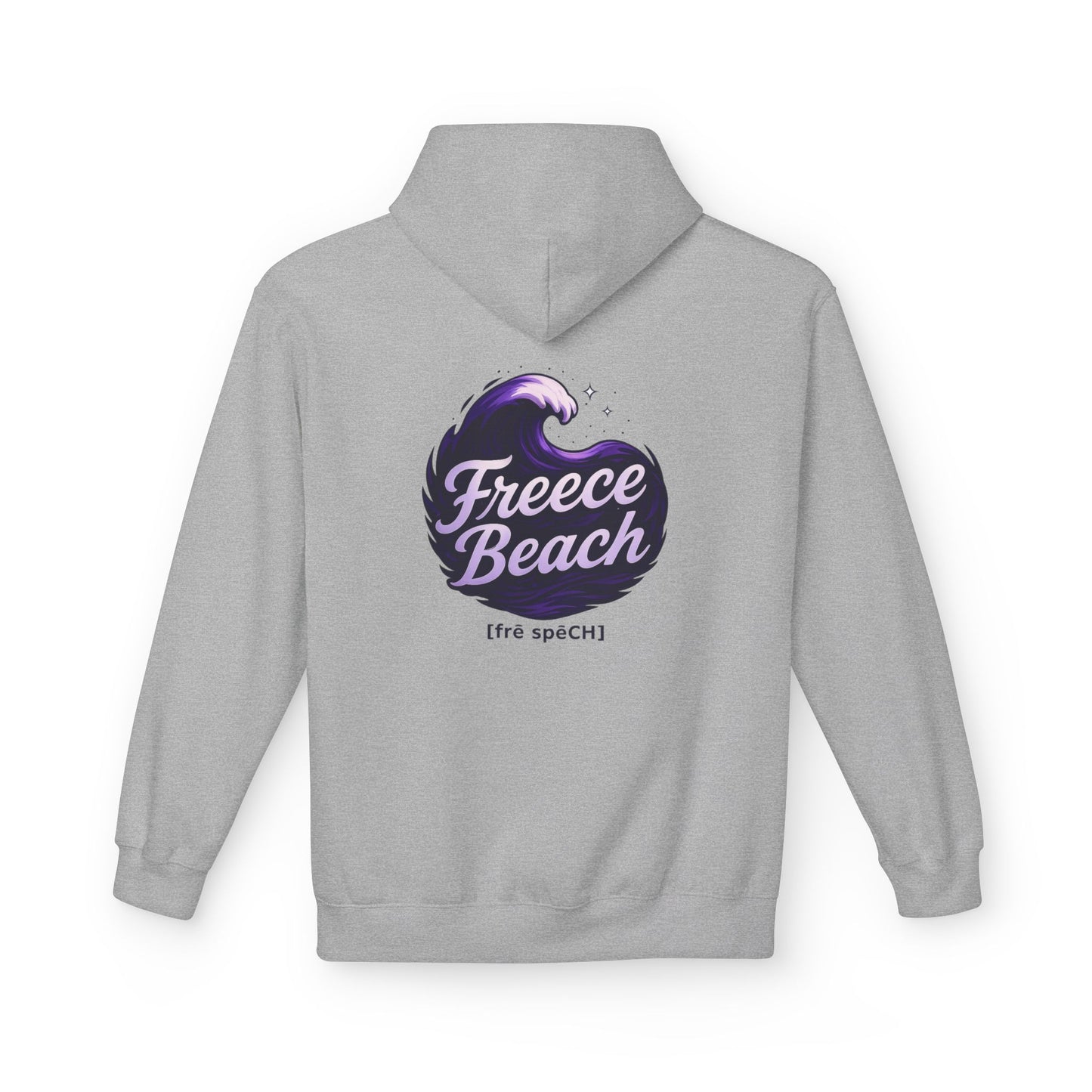 Freece Beach Hoodie - Oceanic Night Logo Pullover