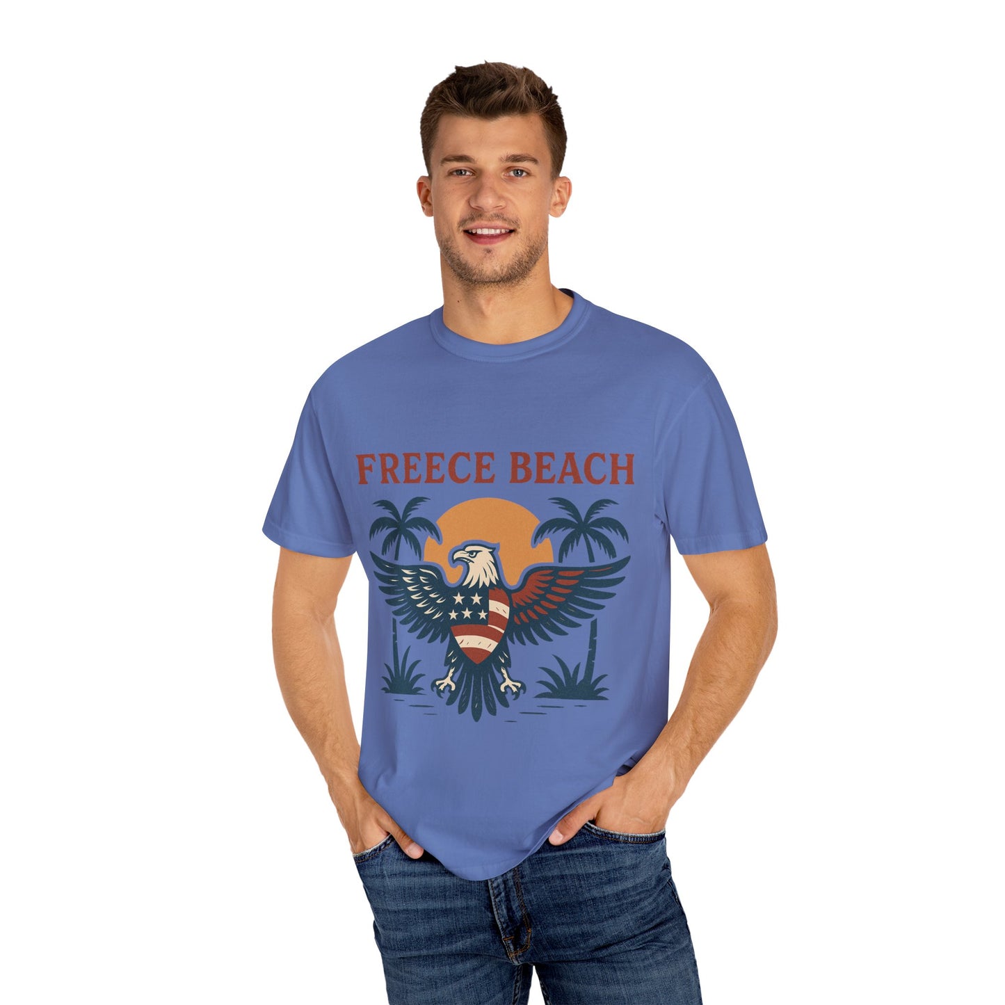 Freece Beach Liberty Eagle Tee