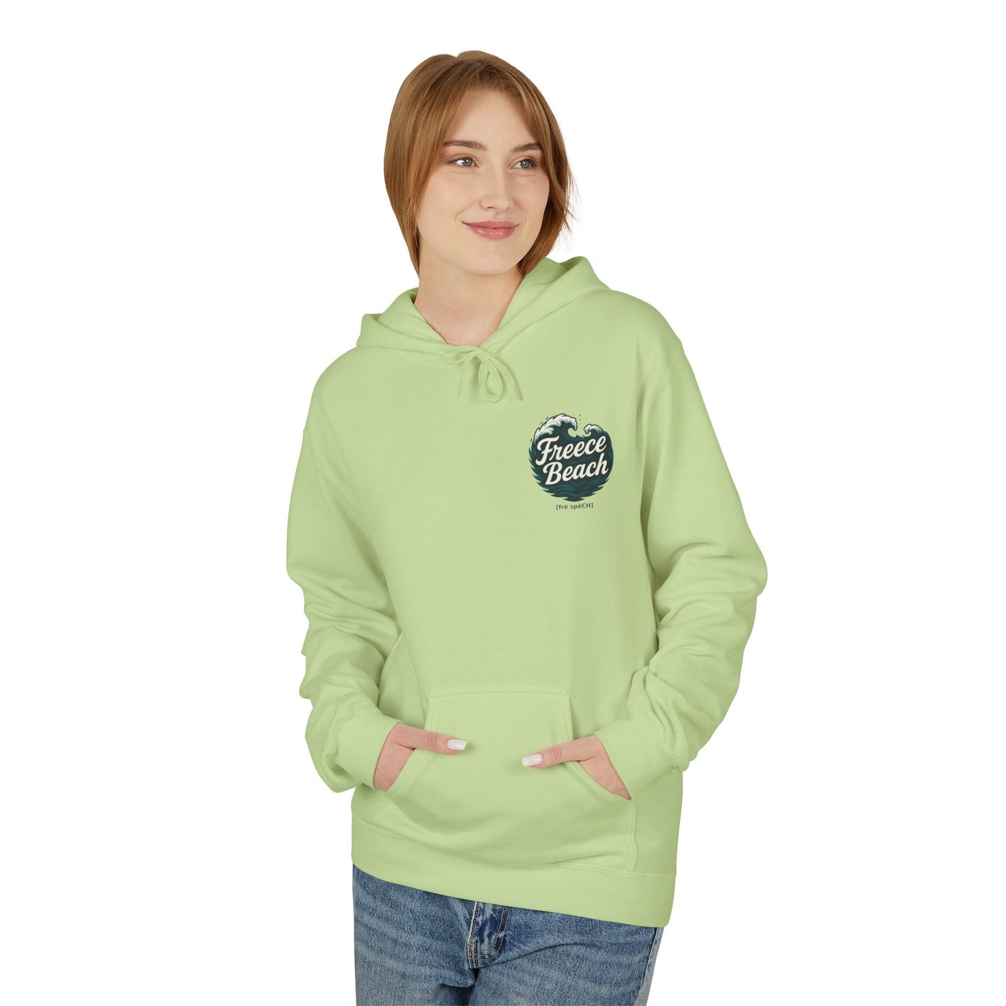 Freece Beach Hoodie - Rolling Surf Logo Pullover
