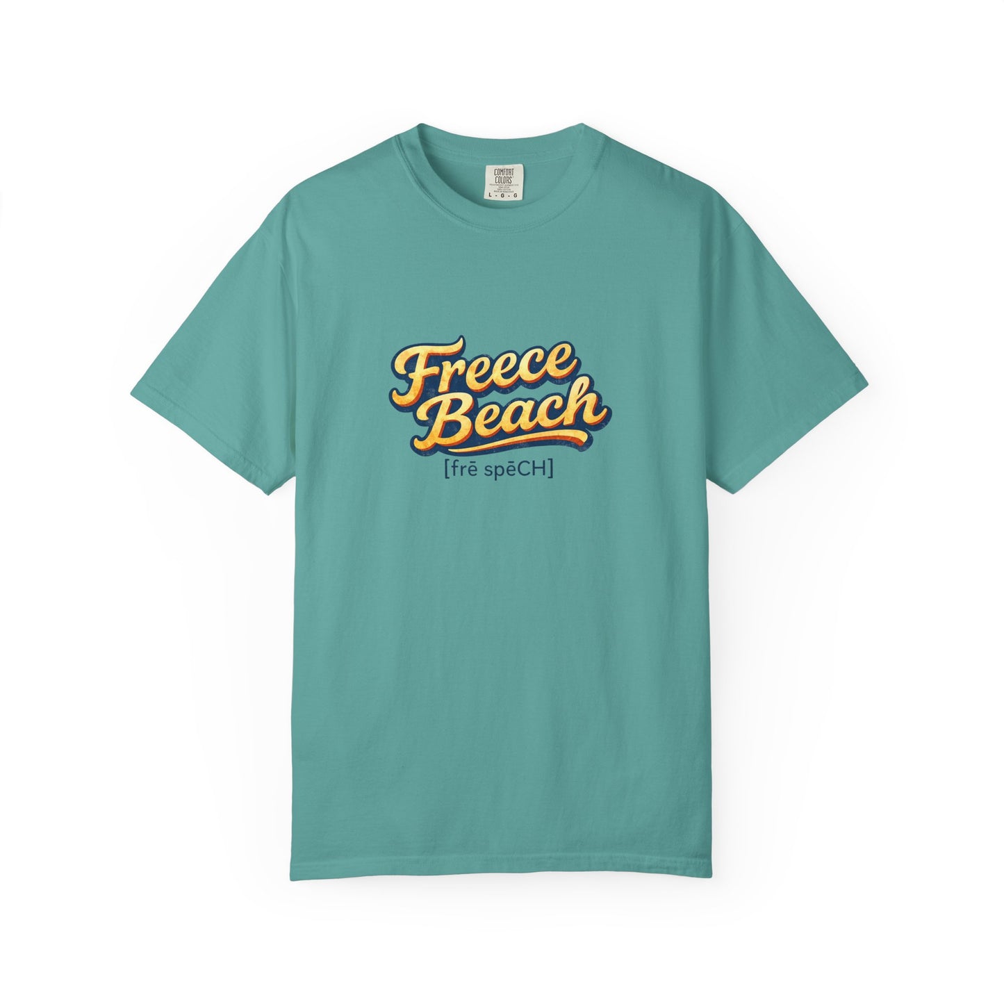 Freece Beach Graphic T-Shirt — Vintage Surf Logo Tee