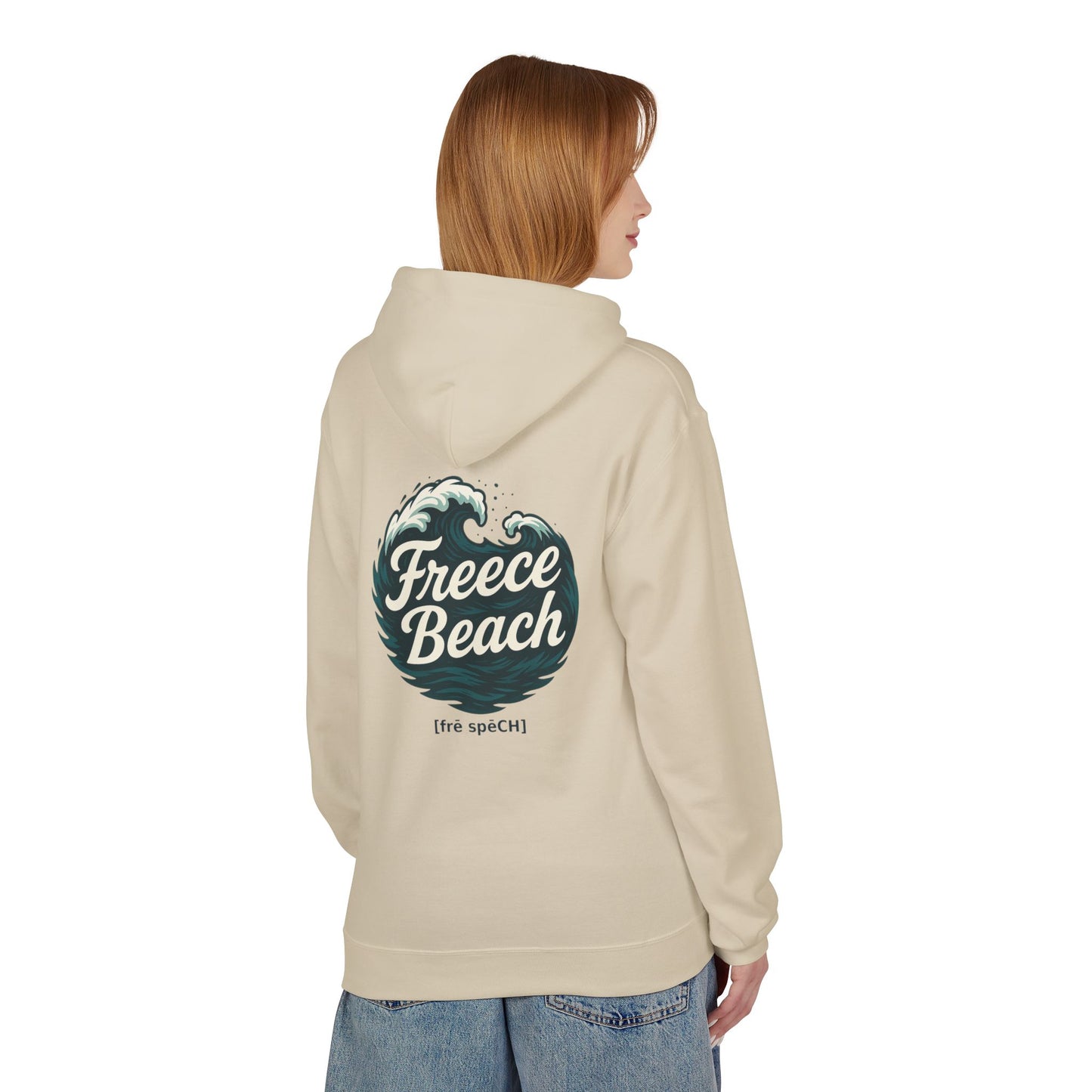 Freece Beach Hoodie - Rolling Surf Logo Pullover