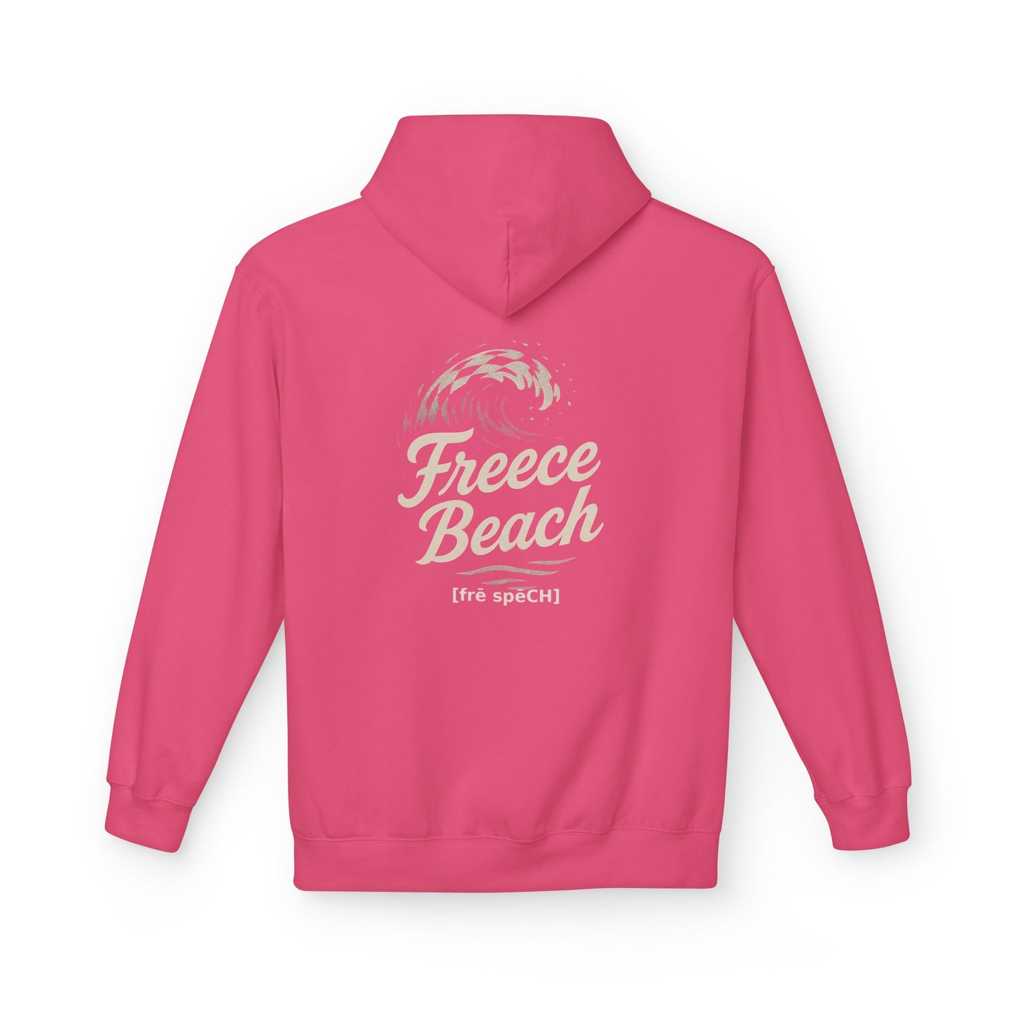 Freece Beach Hoodie - Checkered Wave Logo Pullover