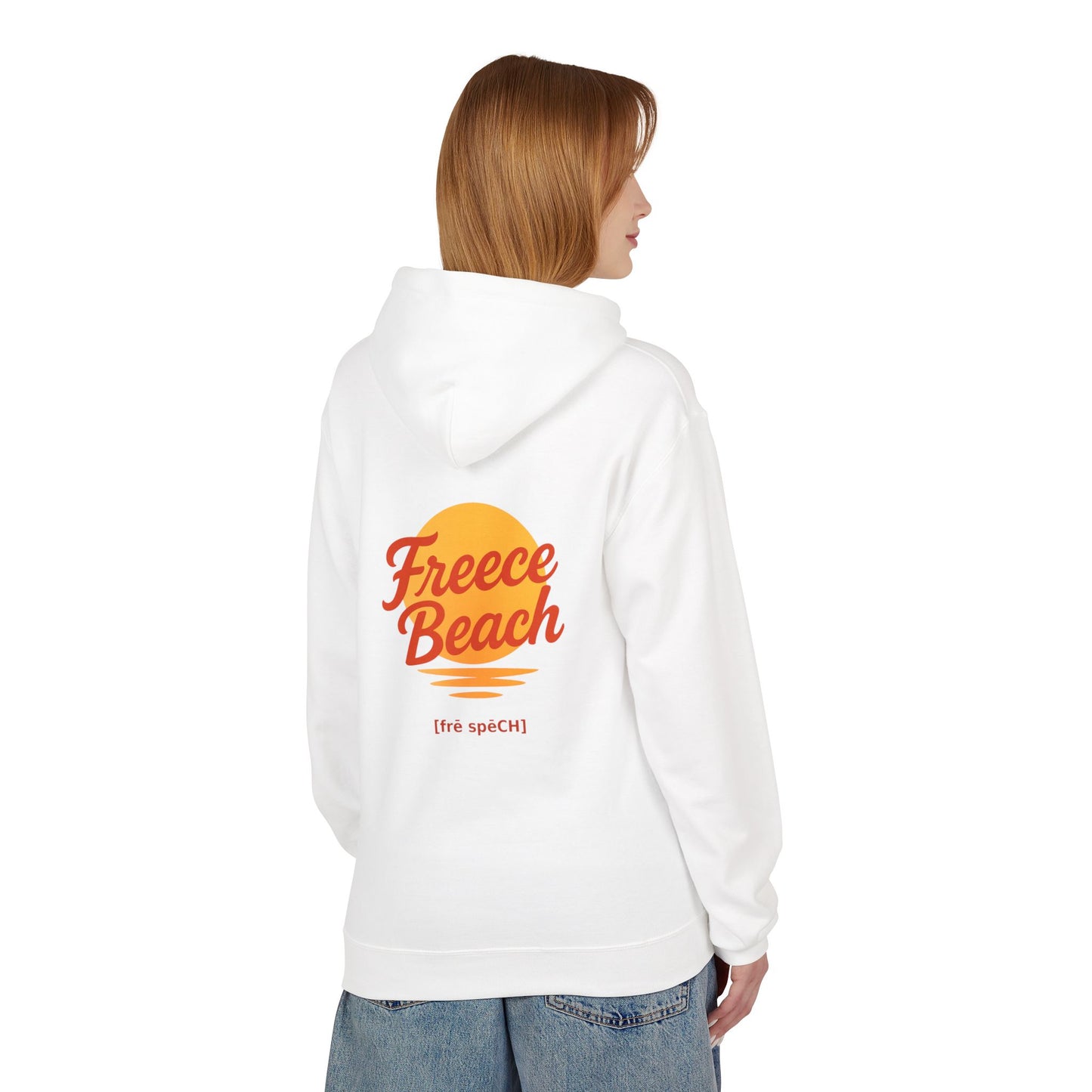 Freece Beach Hoodie - Sunset Logo Pullover