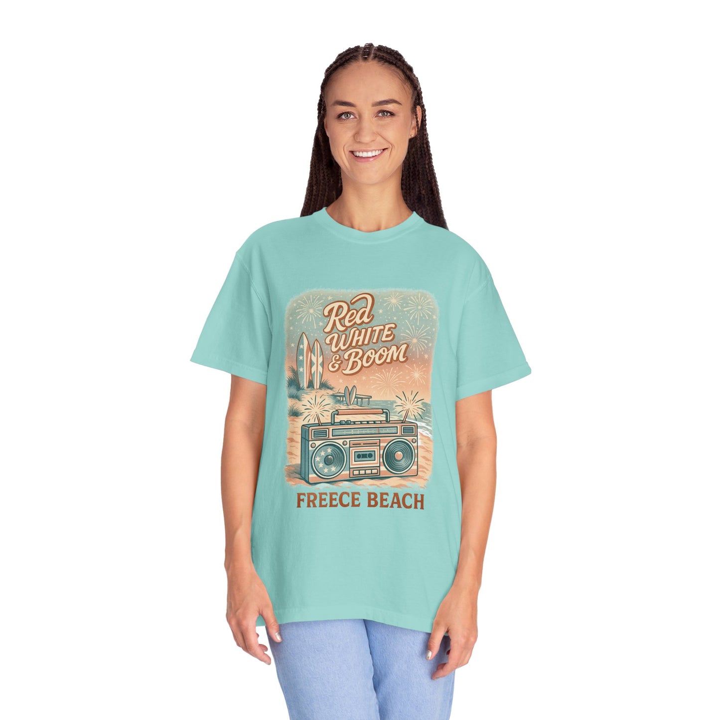 Freece Beach “Red, White & Boom” Tee