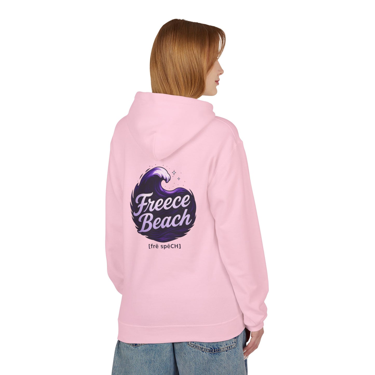 Freece Beach Hoodie - Oceanic Night Logo Pullover