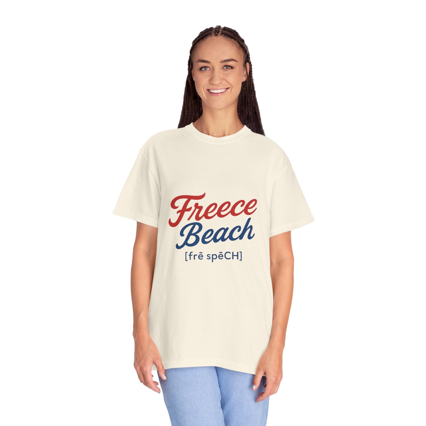 Freece Beach Logo Tee – Patriot Edition