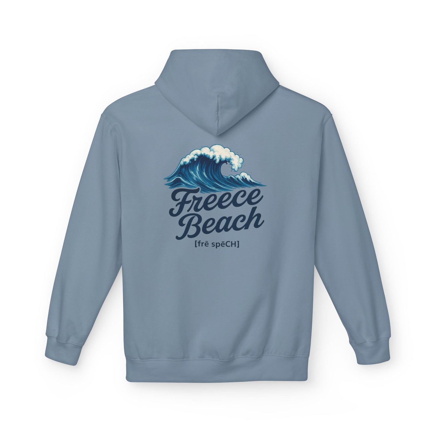 Freece Beach Hoodie — Coastal Wave Logo Pullover