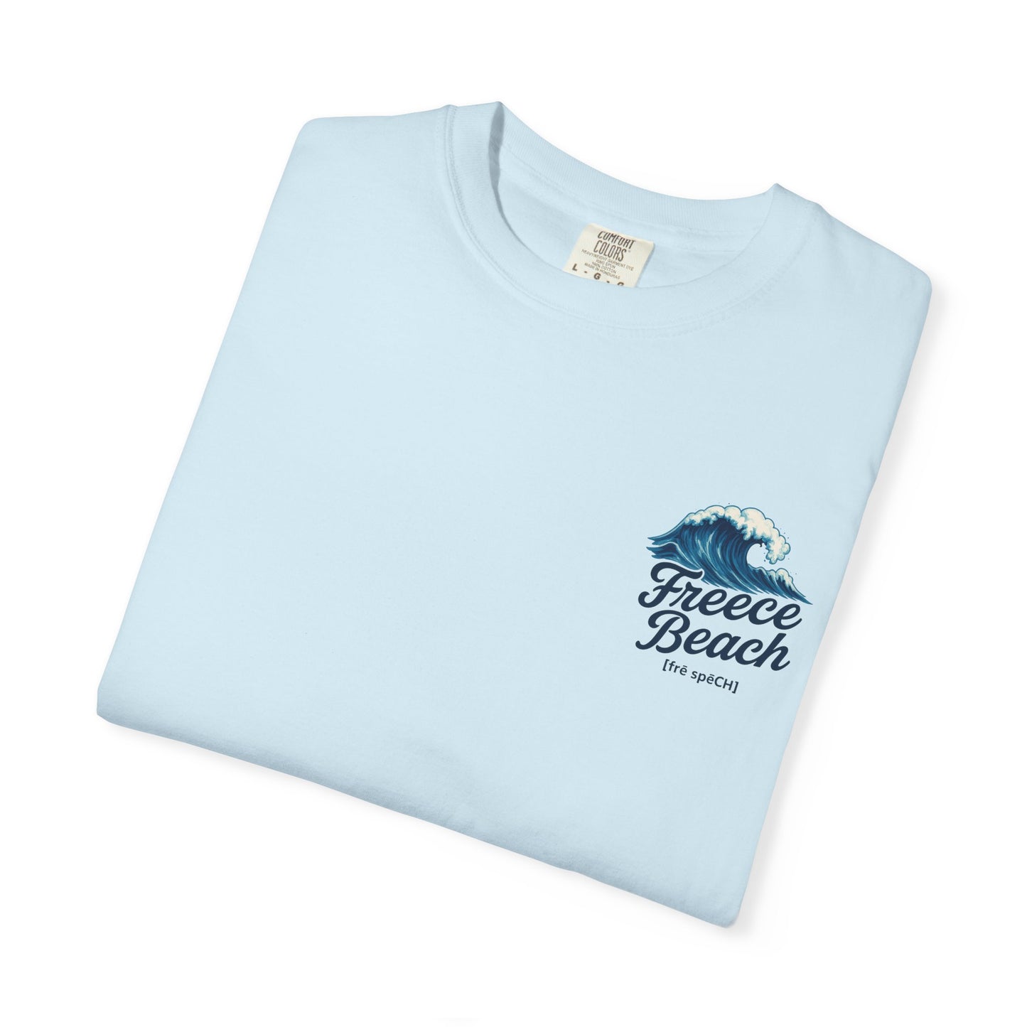 Freece Beach Graphic T‑Shirt — Coastal Wave Logo Tee