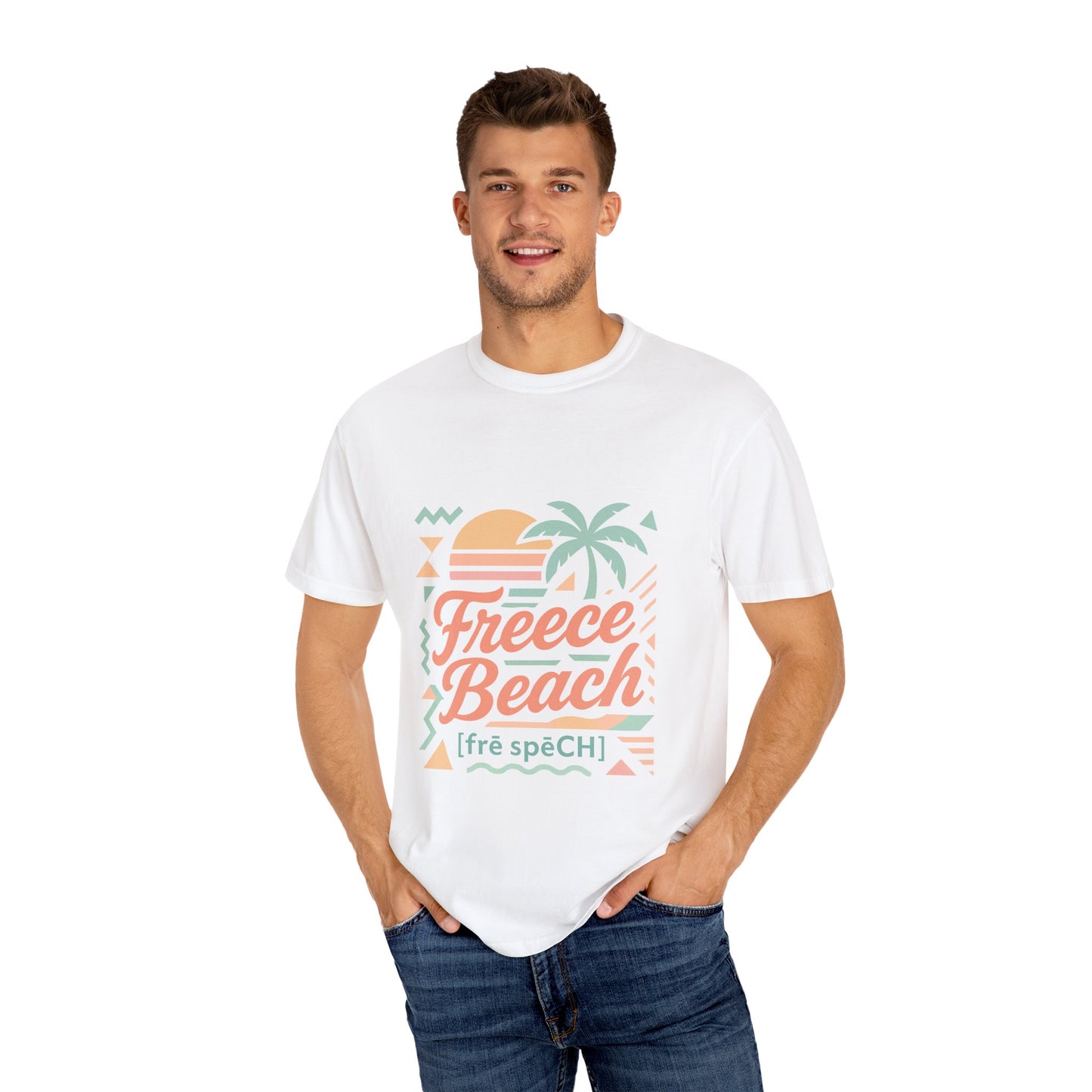 Beach Vibes Unisex T-Shirt | Fleece Beach Graphic T