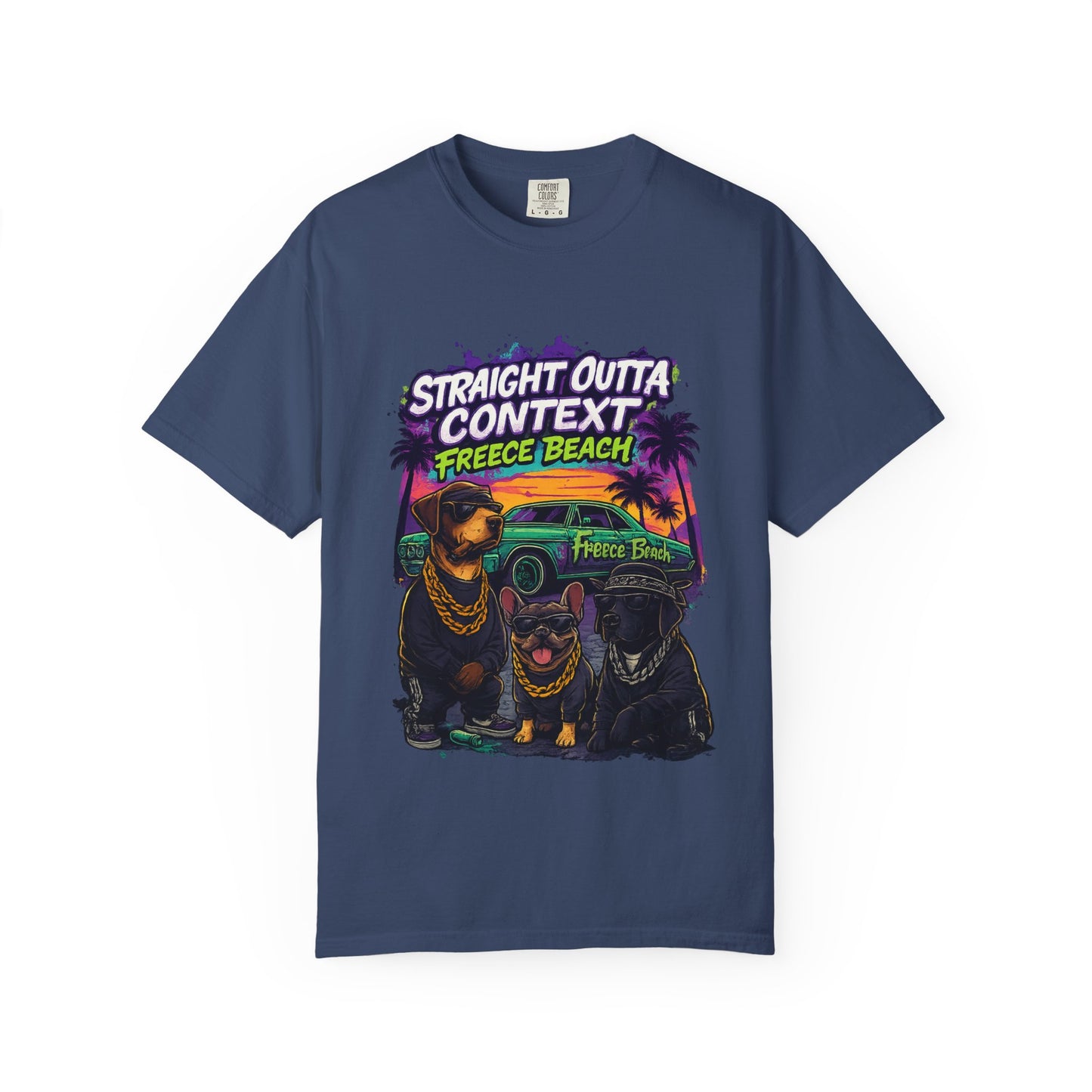 Freece Beach Graphic T-Shirt -Straight Outta Context