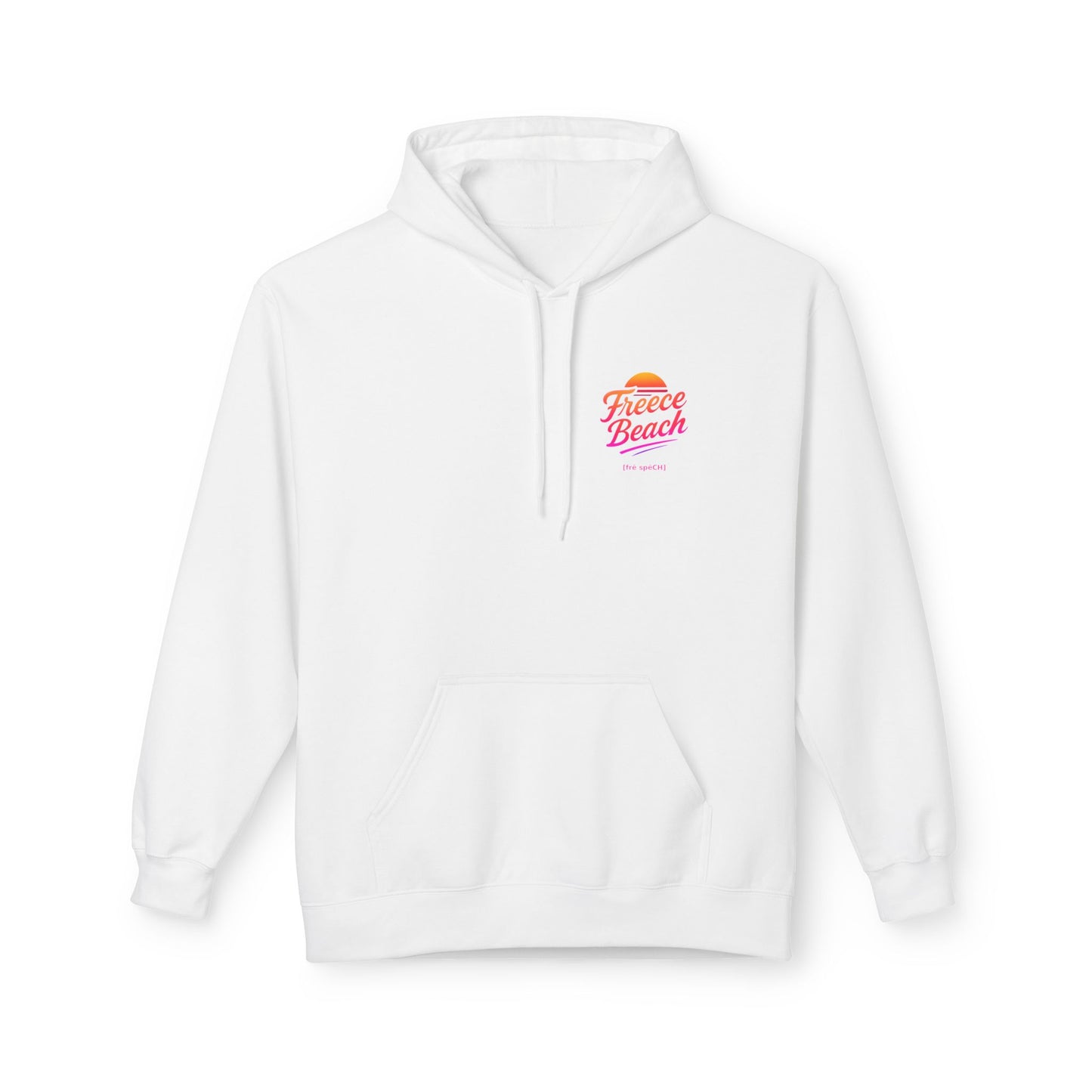 Freece Beach Hoodie - Warm Neon Logo Pullover