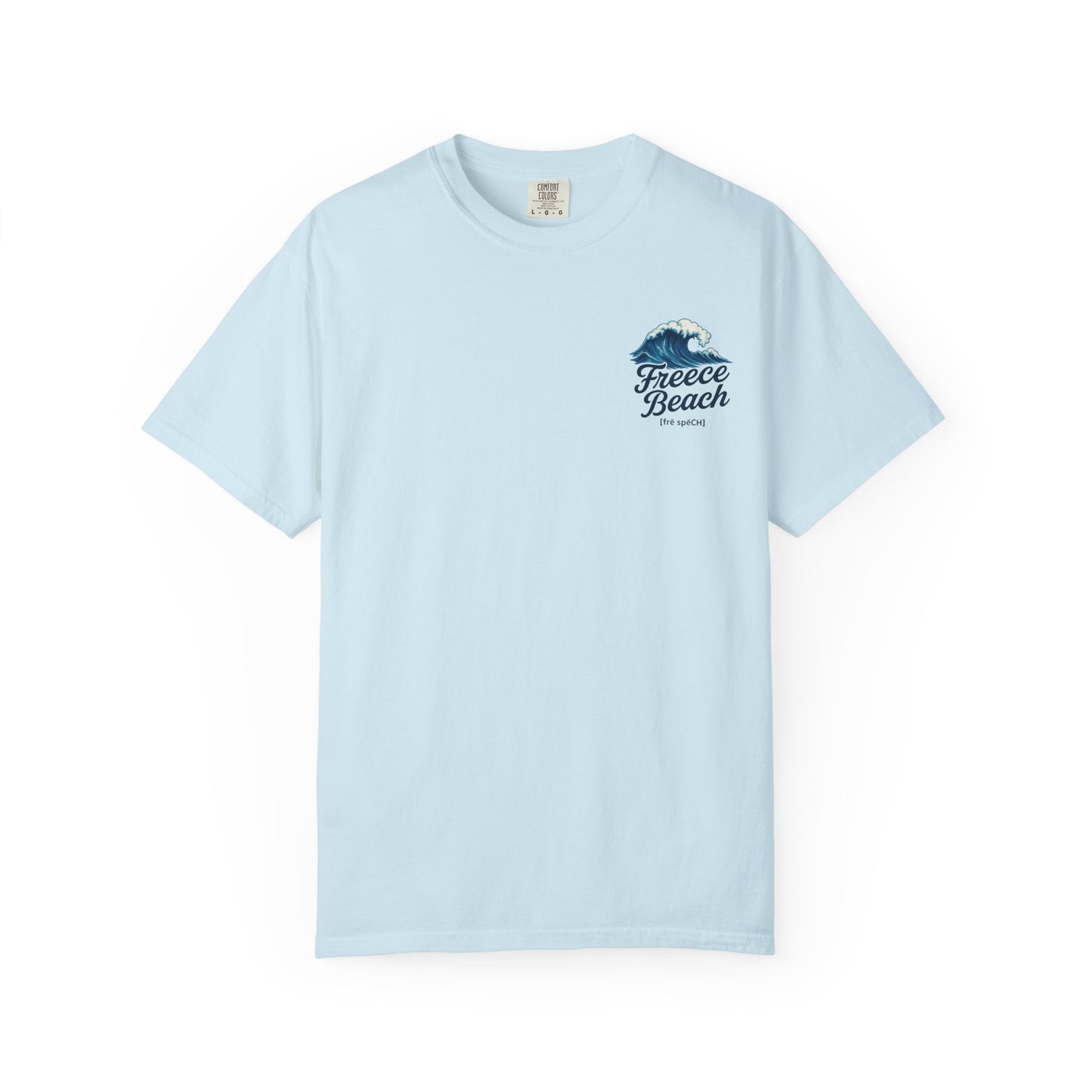 Freece Beach Graphic T‑Shirt — Coastal Wave Logo Tee