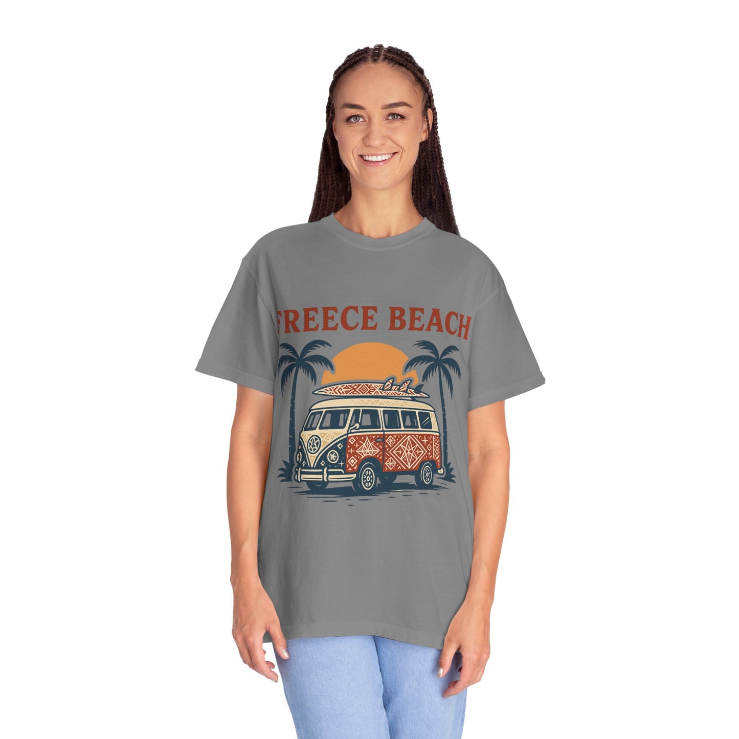 Freece Beach Tribal Van Tee – Patriotic Edition