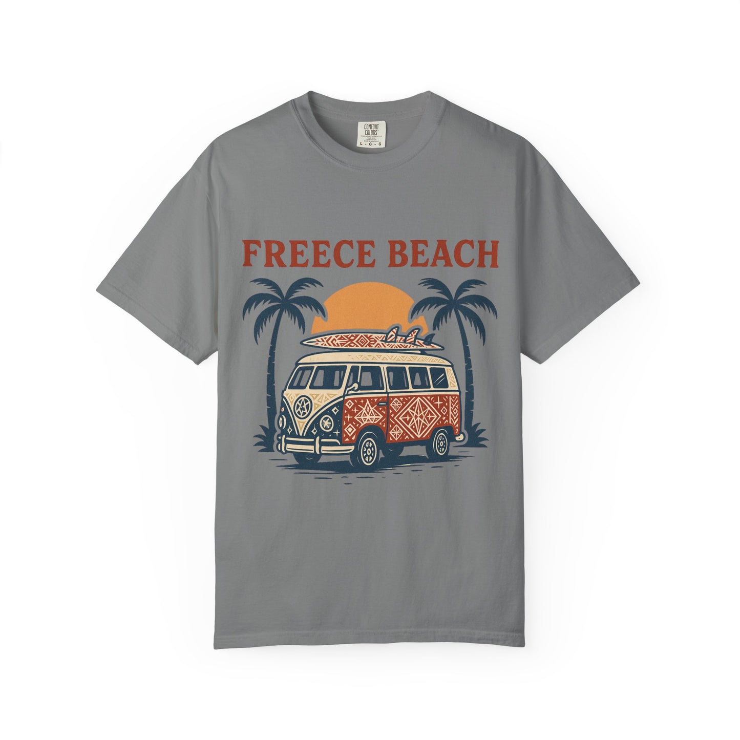 Freece Beach Tribal Van Tee – Patriotic Edition