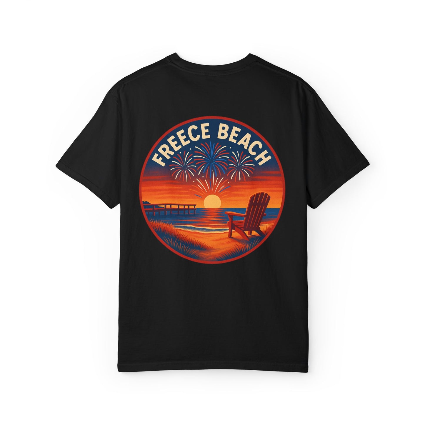 Freece Beach Graphic T-Shirt -