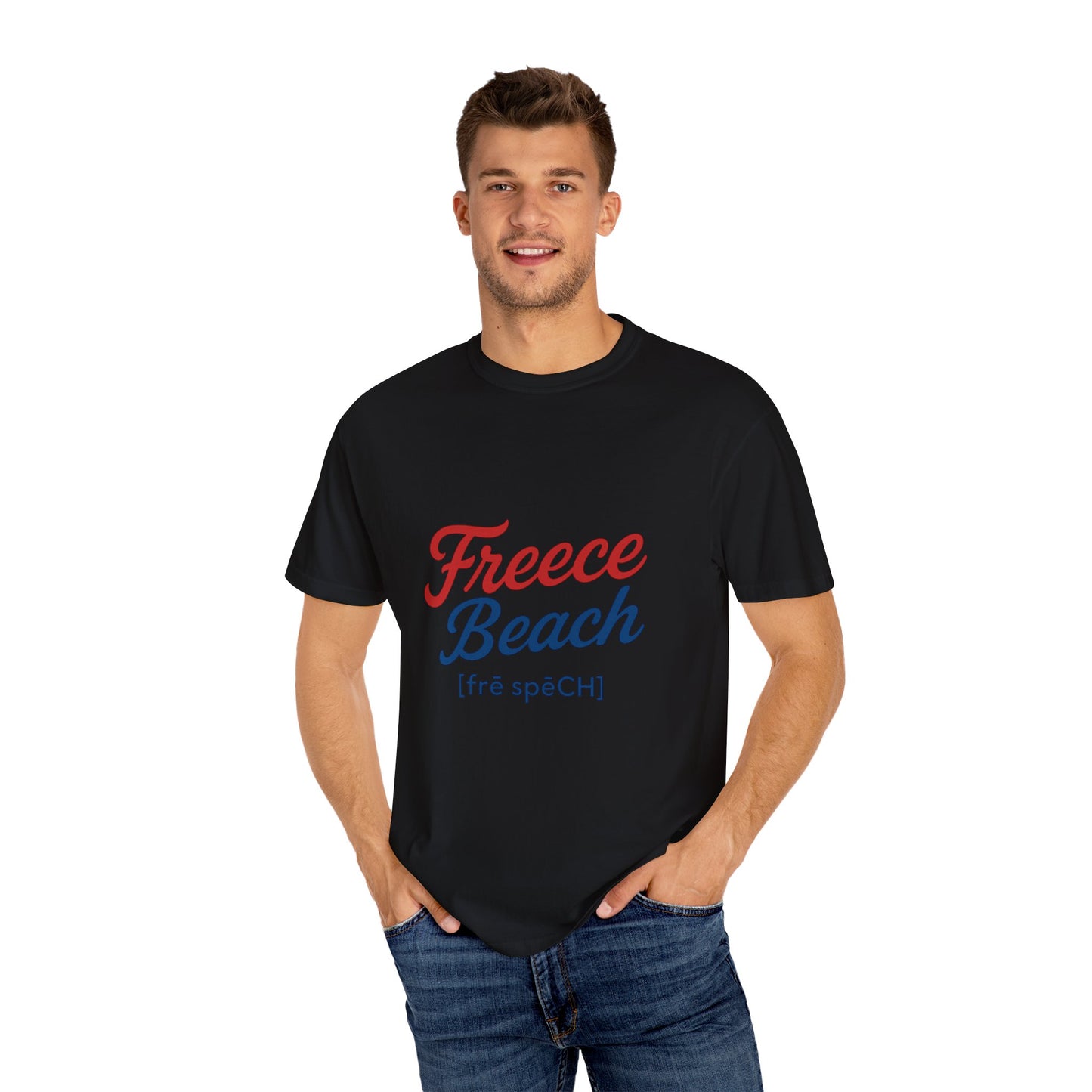 Freece Beach Logo Tee – Patriot Edition