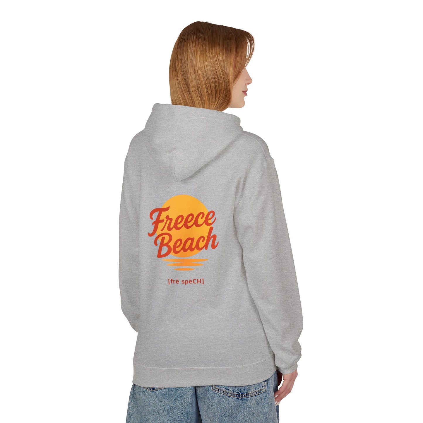 Freece Beach Hoodie - Sunset Logo Pullover