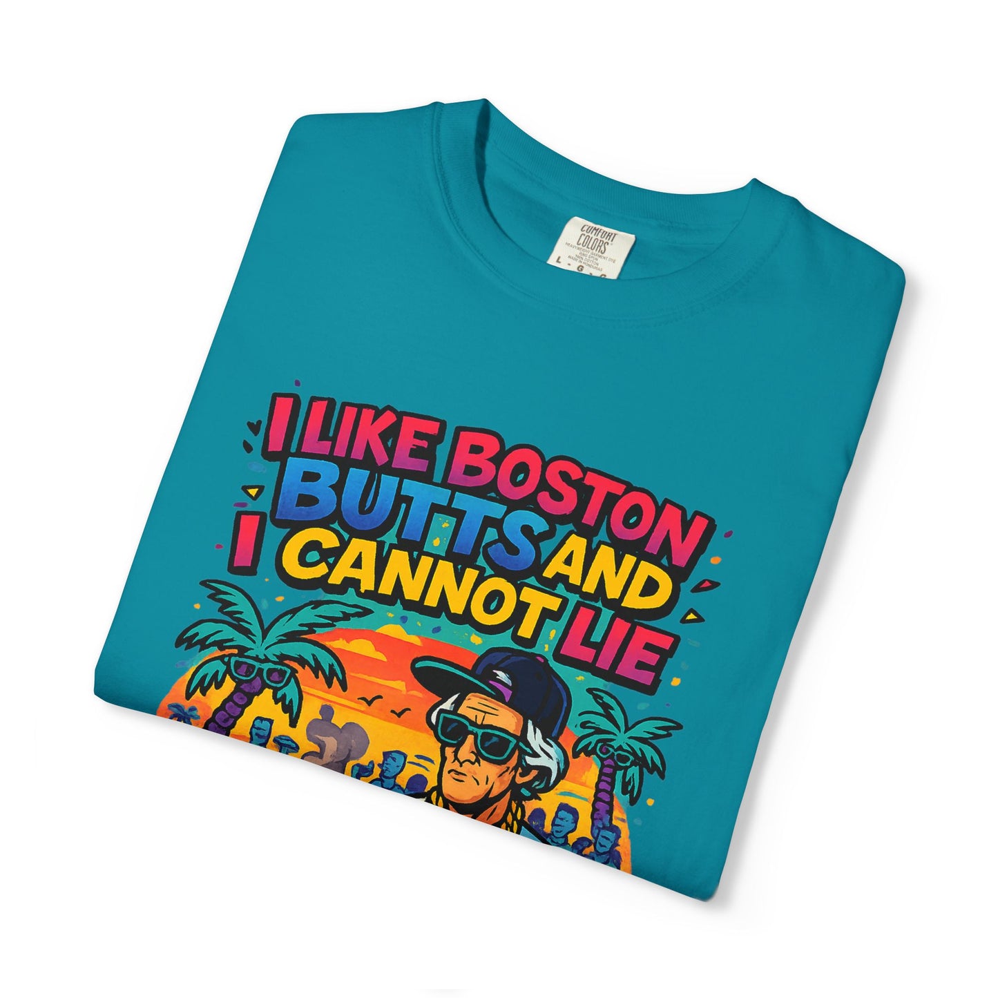 Freece Beach Graphic T-Shirt - Boston Butts