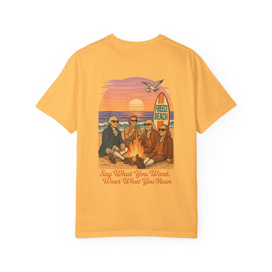 Freece Beach Graphic T-Shirt - Say What You Want