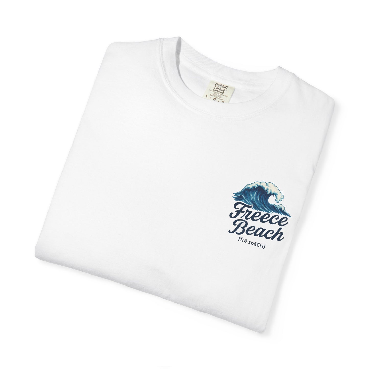 Freece Beach Graphic T‑Shirt — Coastal Wave Logo Tee