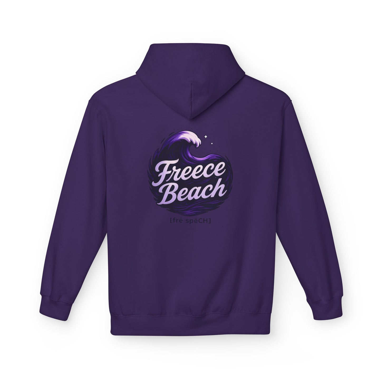 Freece Beach Hoodie - Oceanic Night Logo Pullover