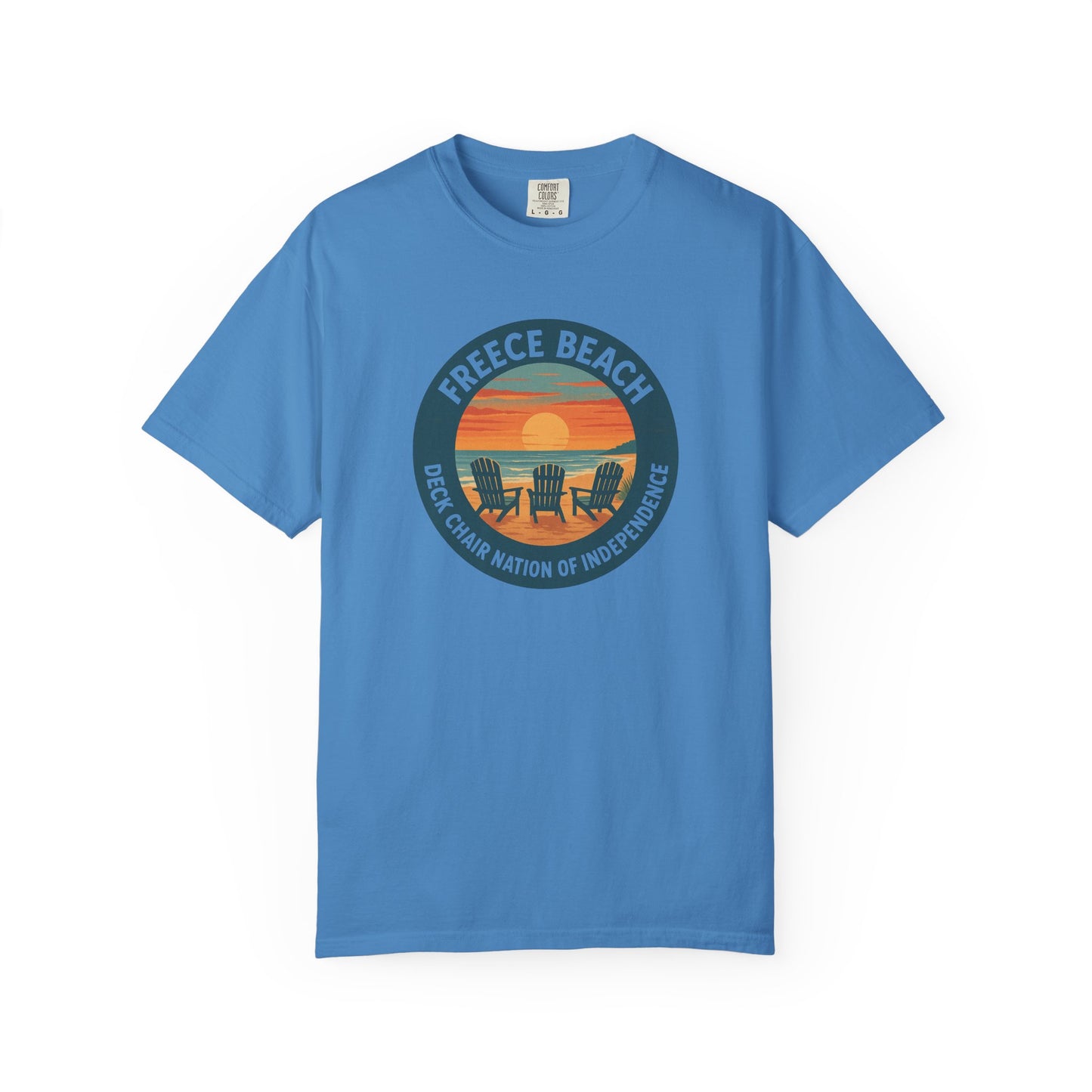 Version 1 | Freece Beach “Deck Chair Nation of Independence” Tee