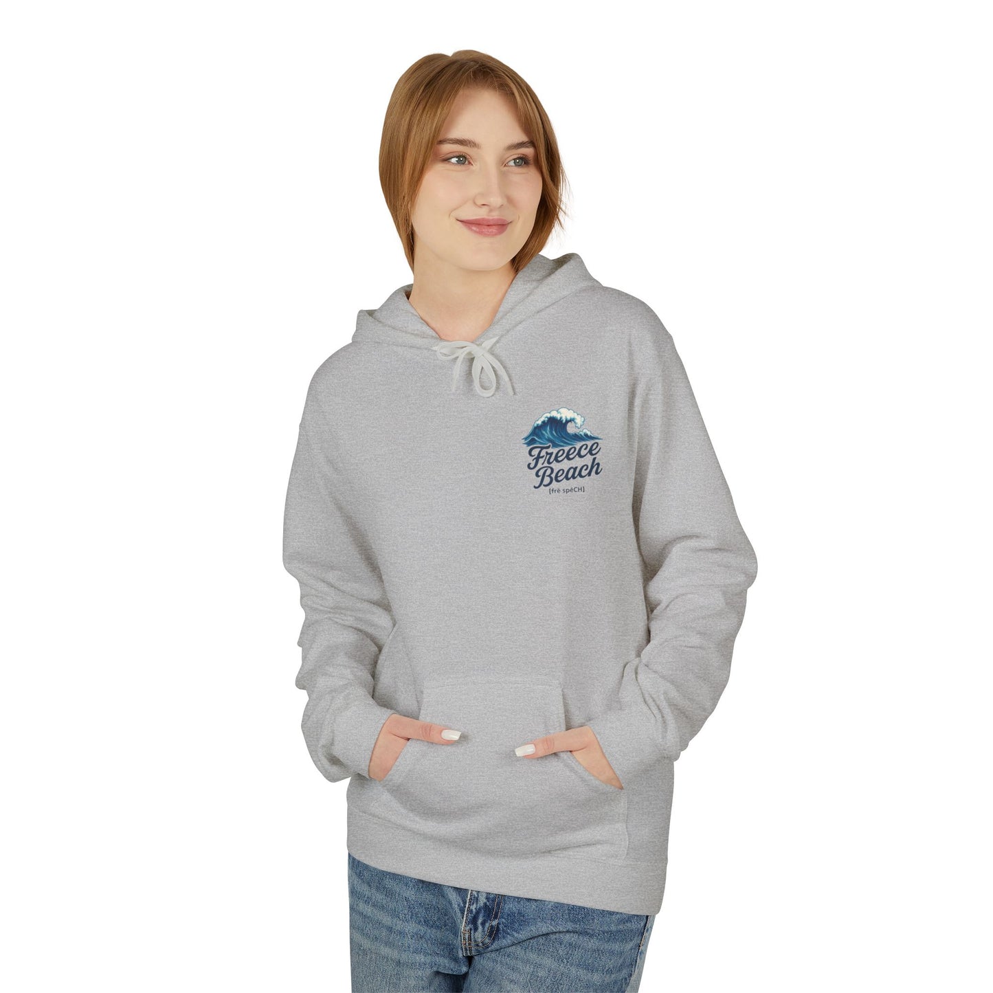 Freece Beach Hoodie — Coastal Wave Logo Pullover