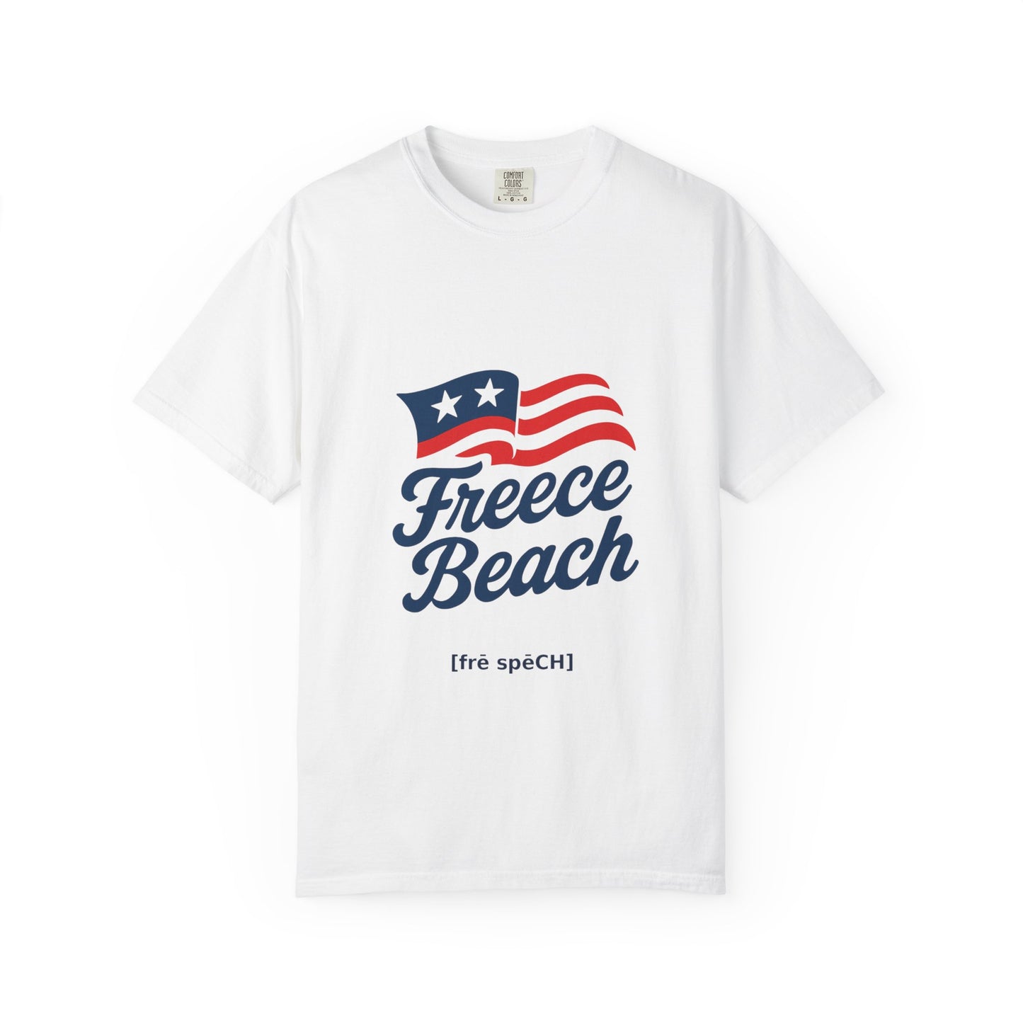 Patriotic Freece Beach T Shirt