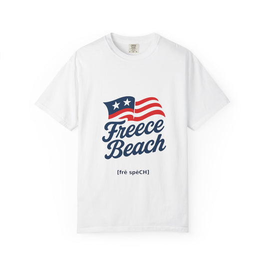 Patriotic Freece Beach T Shirt
