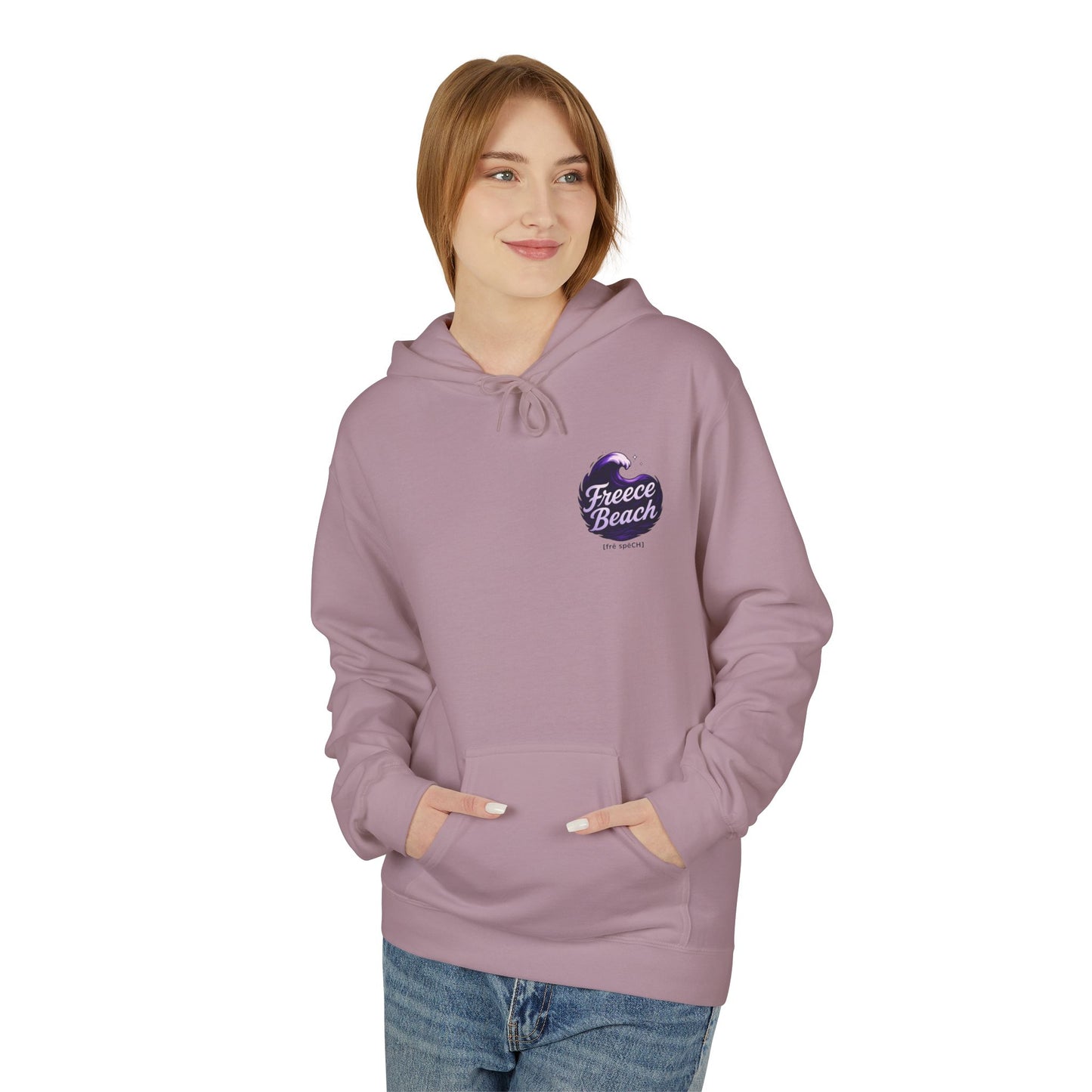 Freece Beach Hoodie - Oceanic Night Logo Pullover