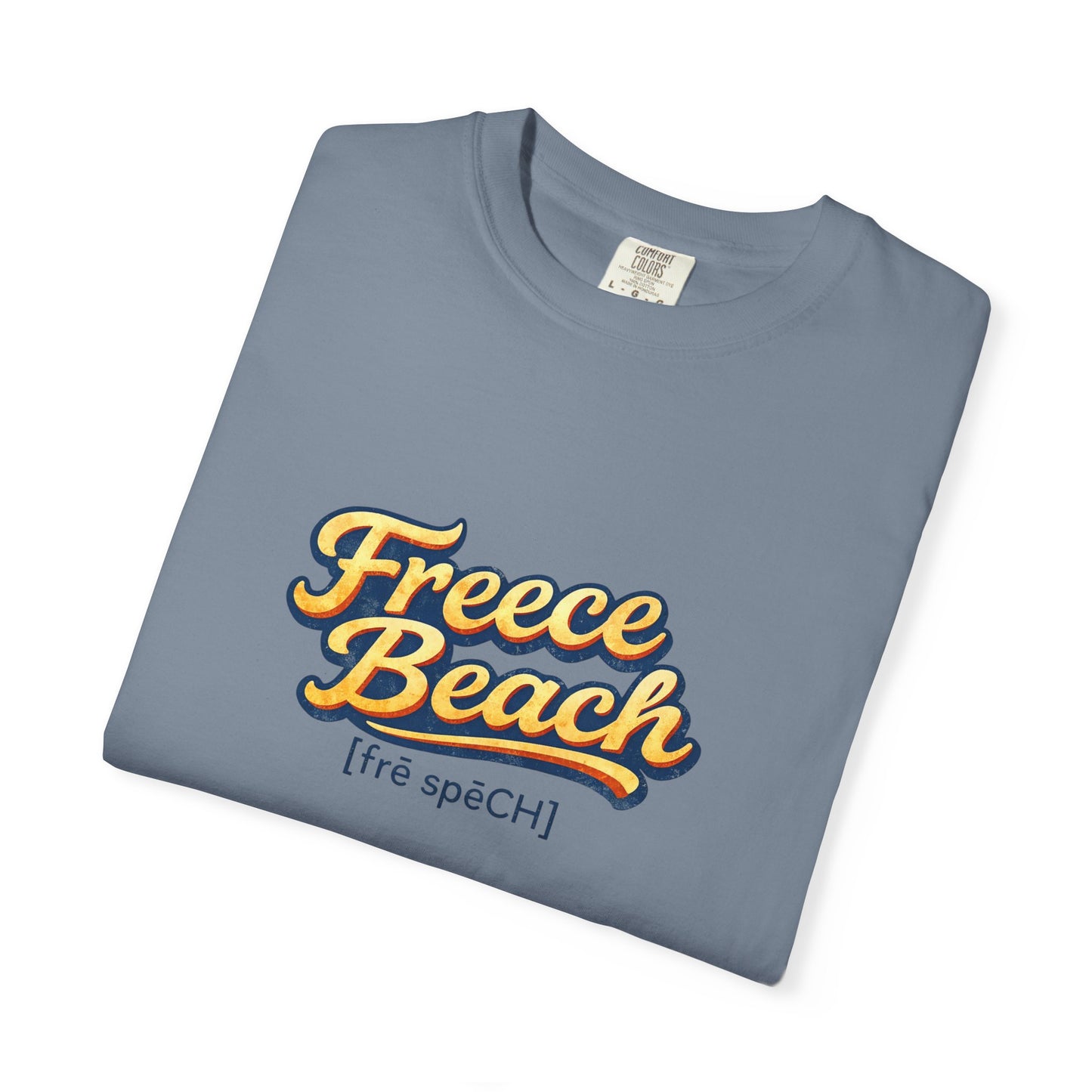 Freece Beach Graphic T-Shirt — Vintage Surf Logo Tee