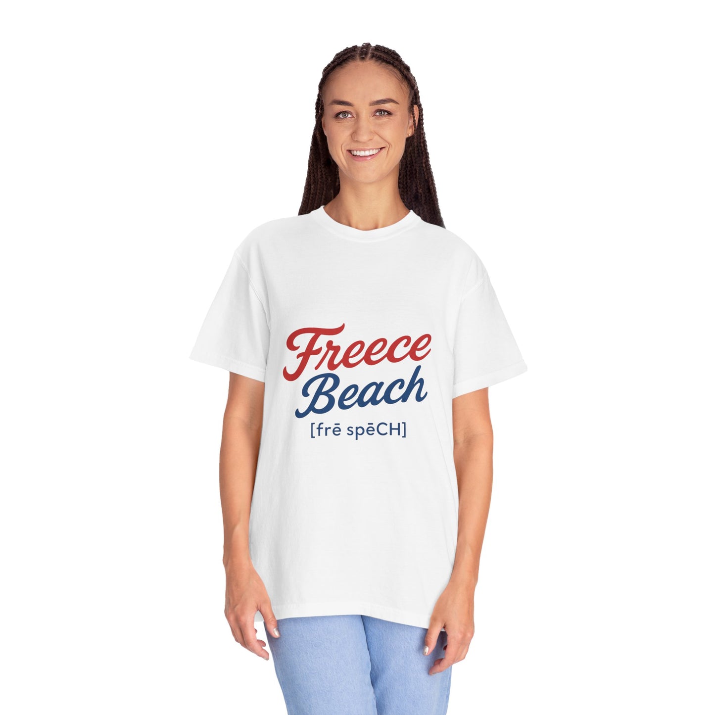 Freece Beach Logo Tee – Patriot Edition