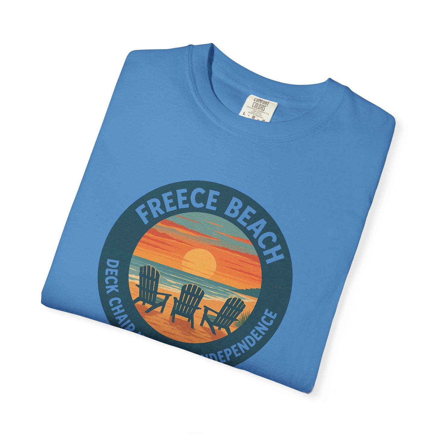 Version 1 | Freece Beach “Deck Chair Nation of Independence” Tee
