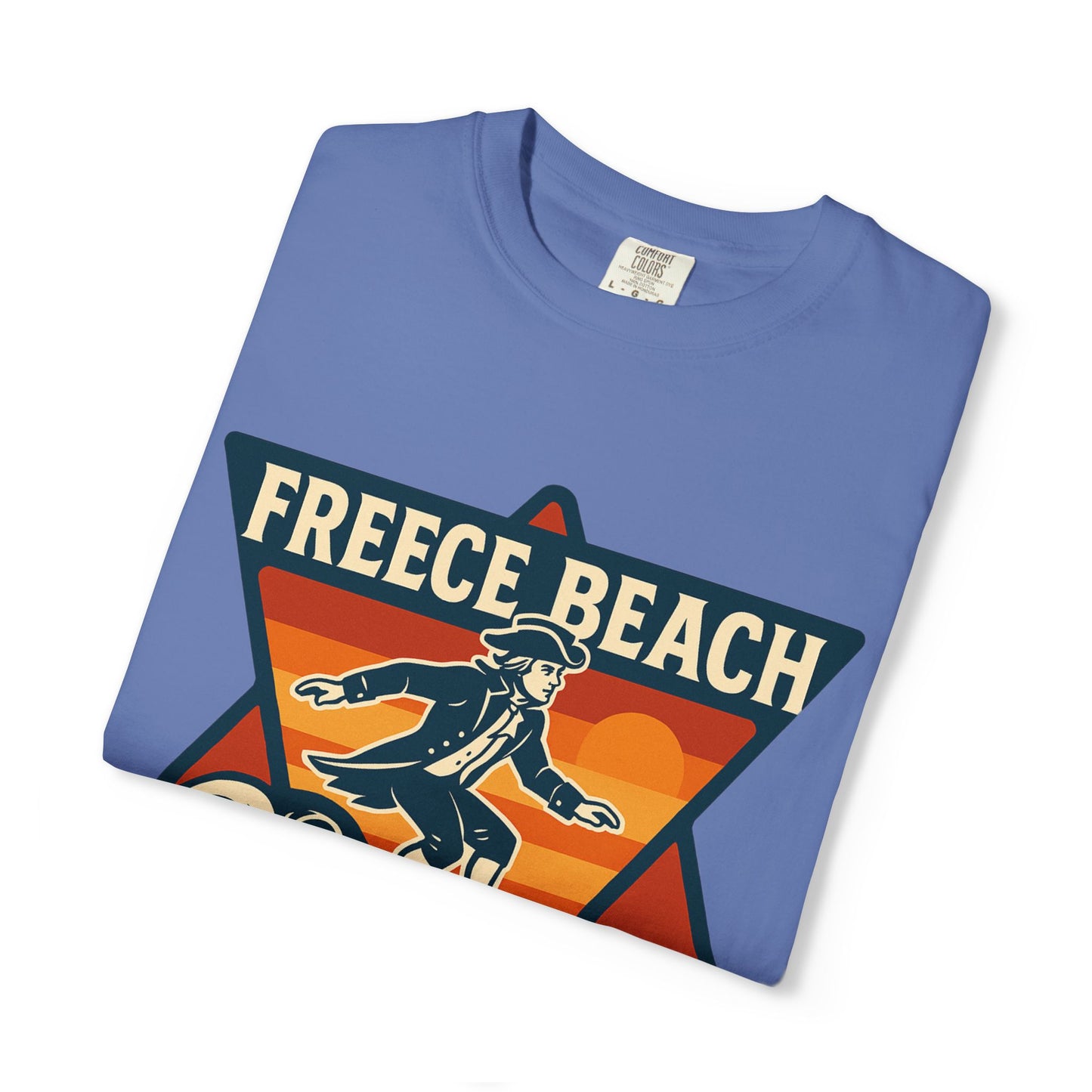 Freece Beach Graphic T-Shirt - Life, Liberty & Longboards