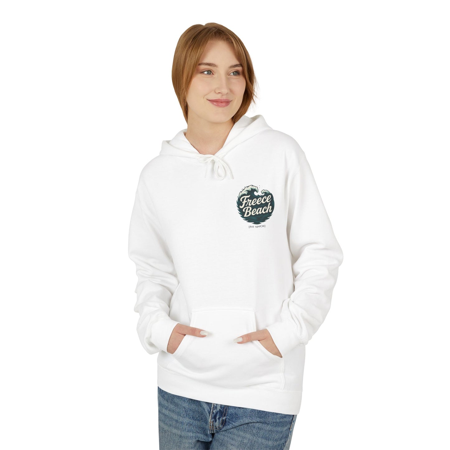 Freece Beach Hoodie - Rolling Surf Logo Pullover