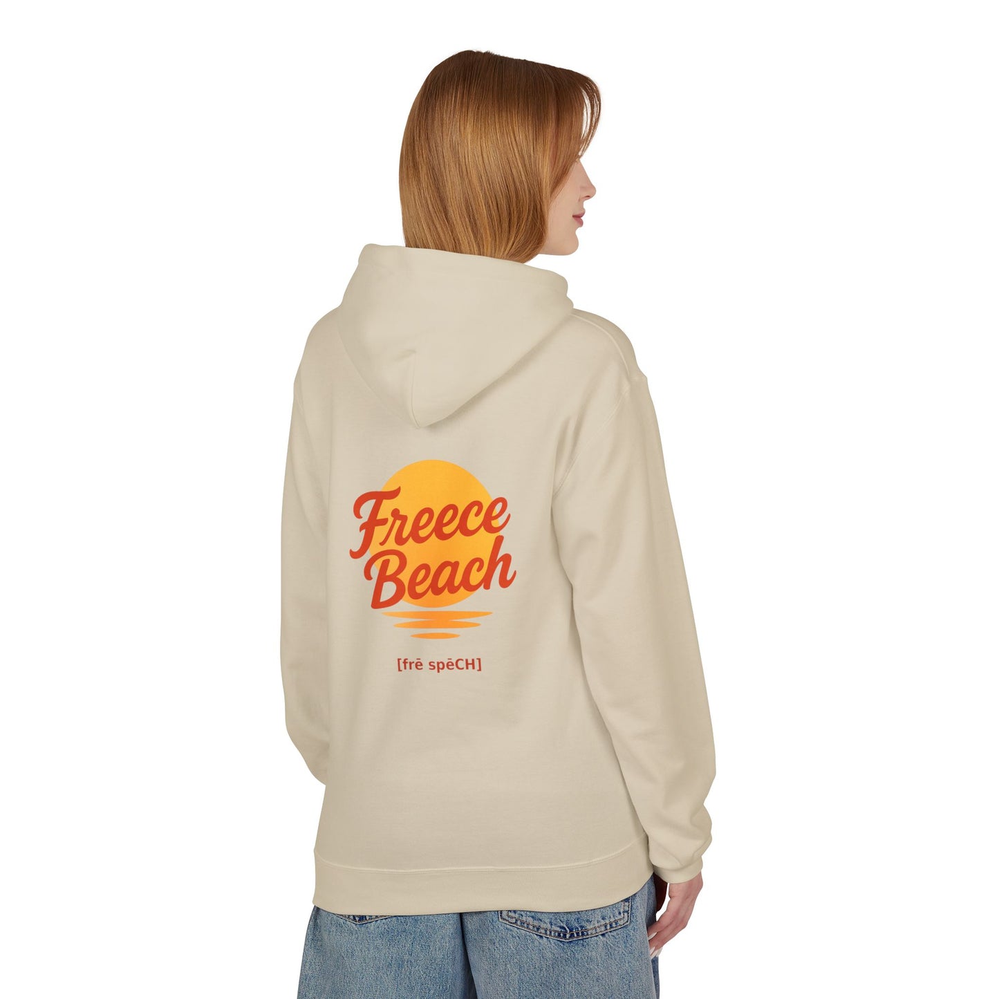 Freece Beach Hoodie - Sunset Logo Pullover