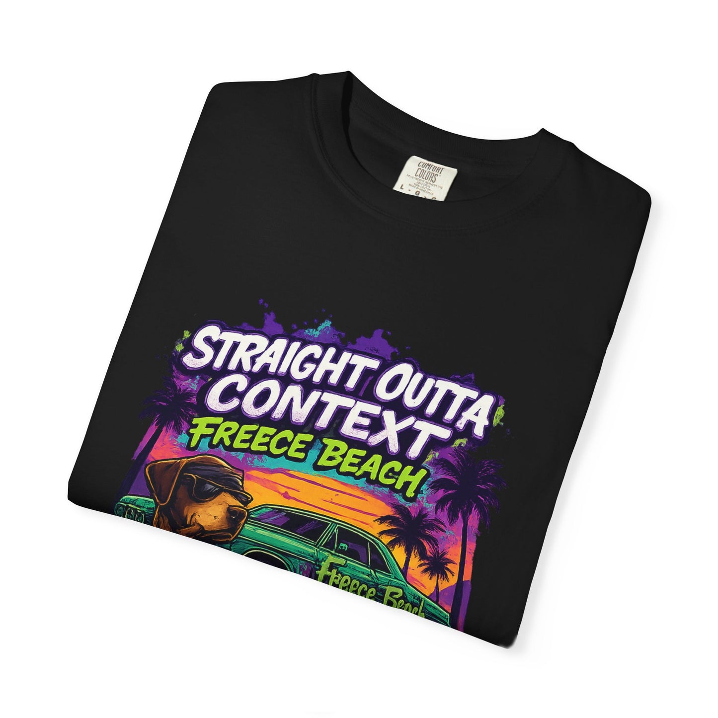 Freece Beach Graphic T-Shirt -Straight Outta Context