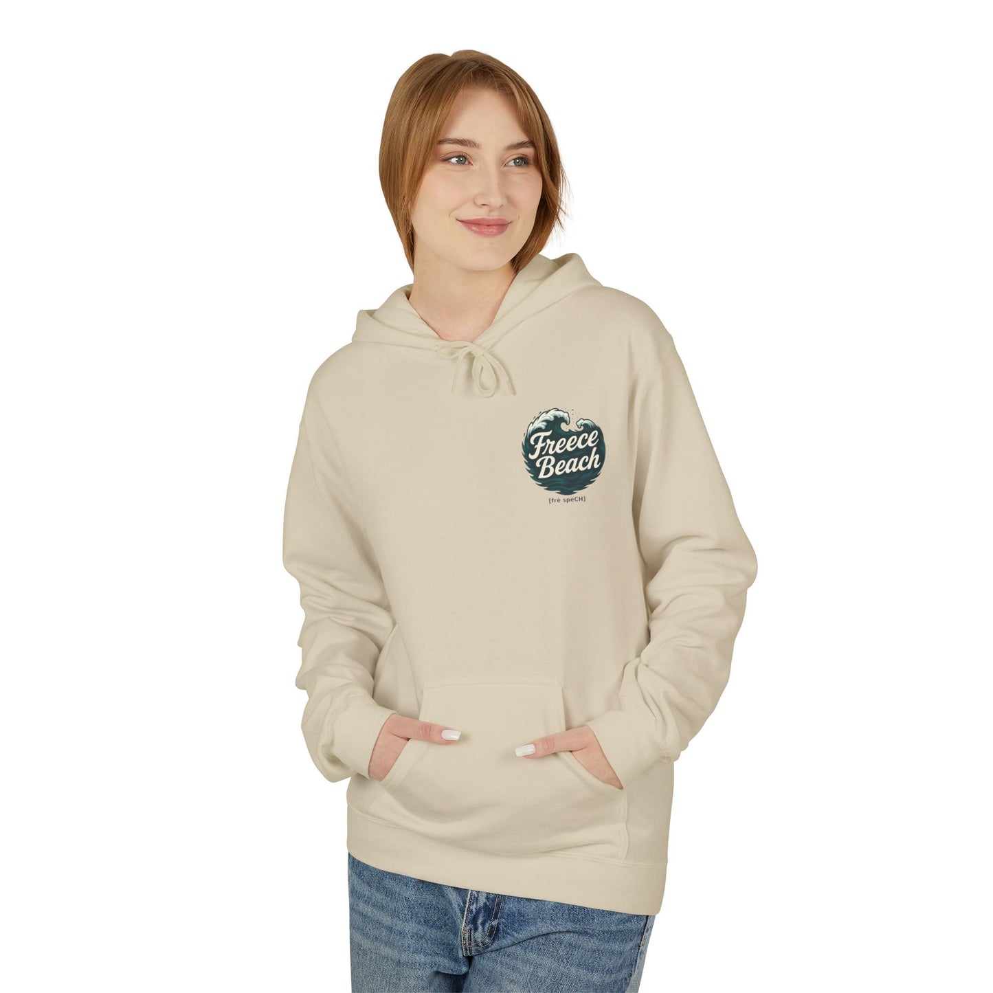Freece Beach Hoodie - Rolling Surf Logo Pullover