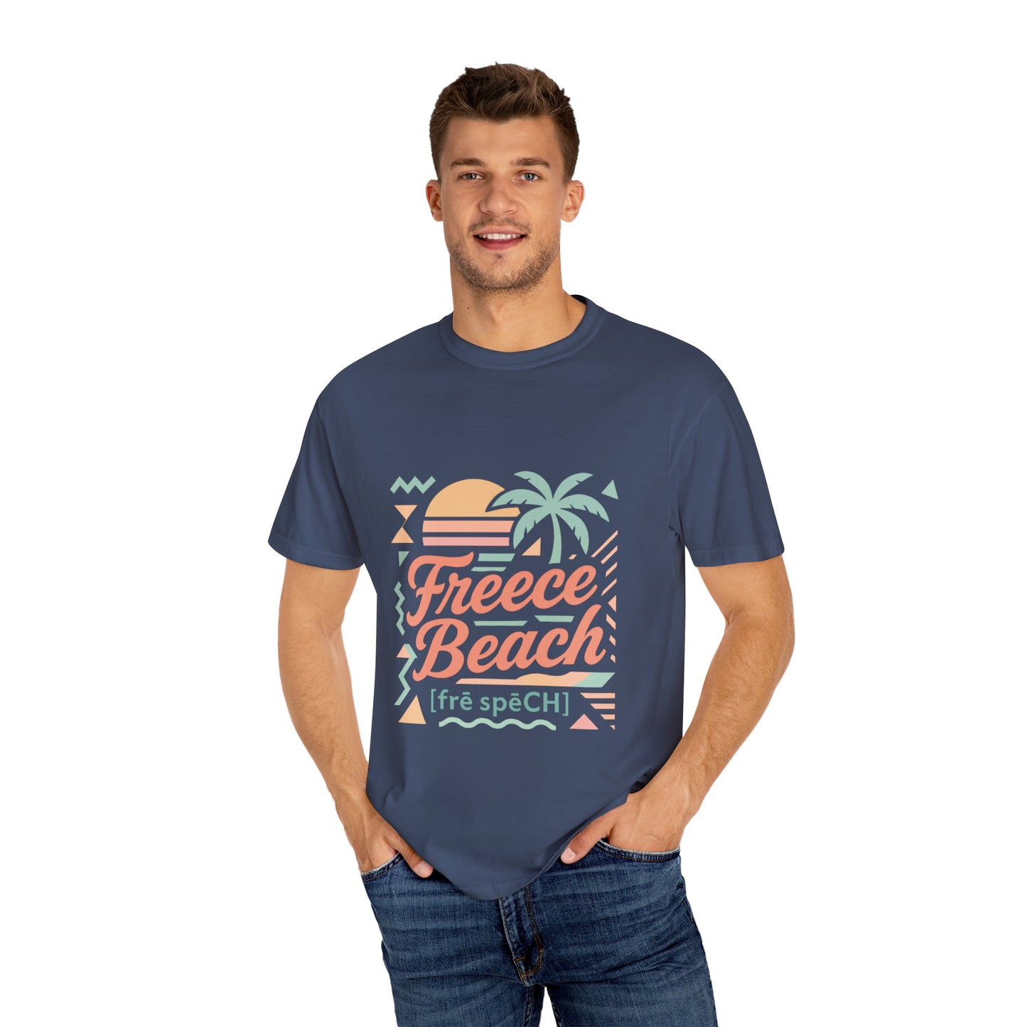 Beach Vibes Unisex T-Shirt | Fleece Beach Graphic T