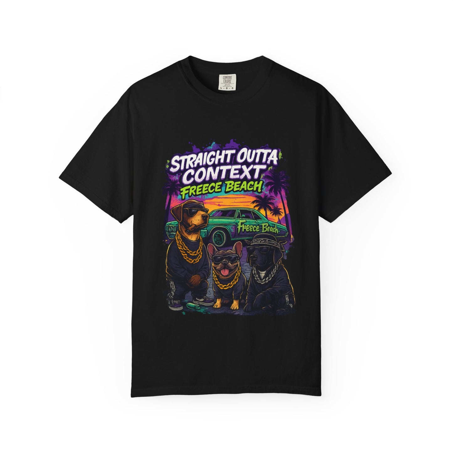 Freece Beach Graphic T-Shirt -Straight Outta Context