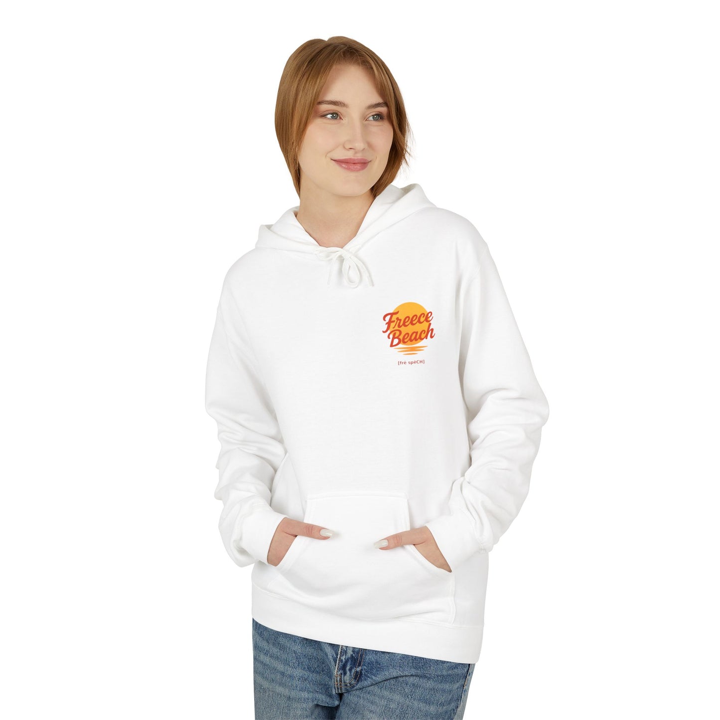 Freece Beach Hoodie - Sunset Logo Pullover