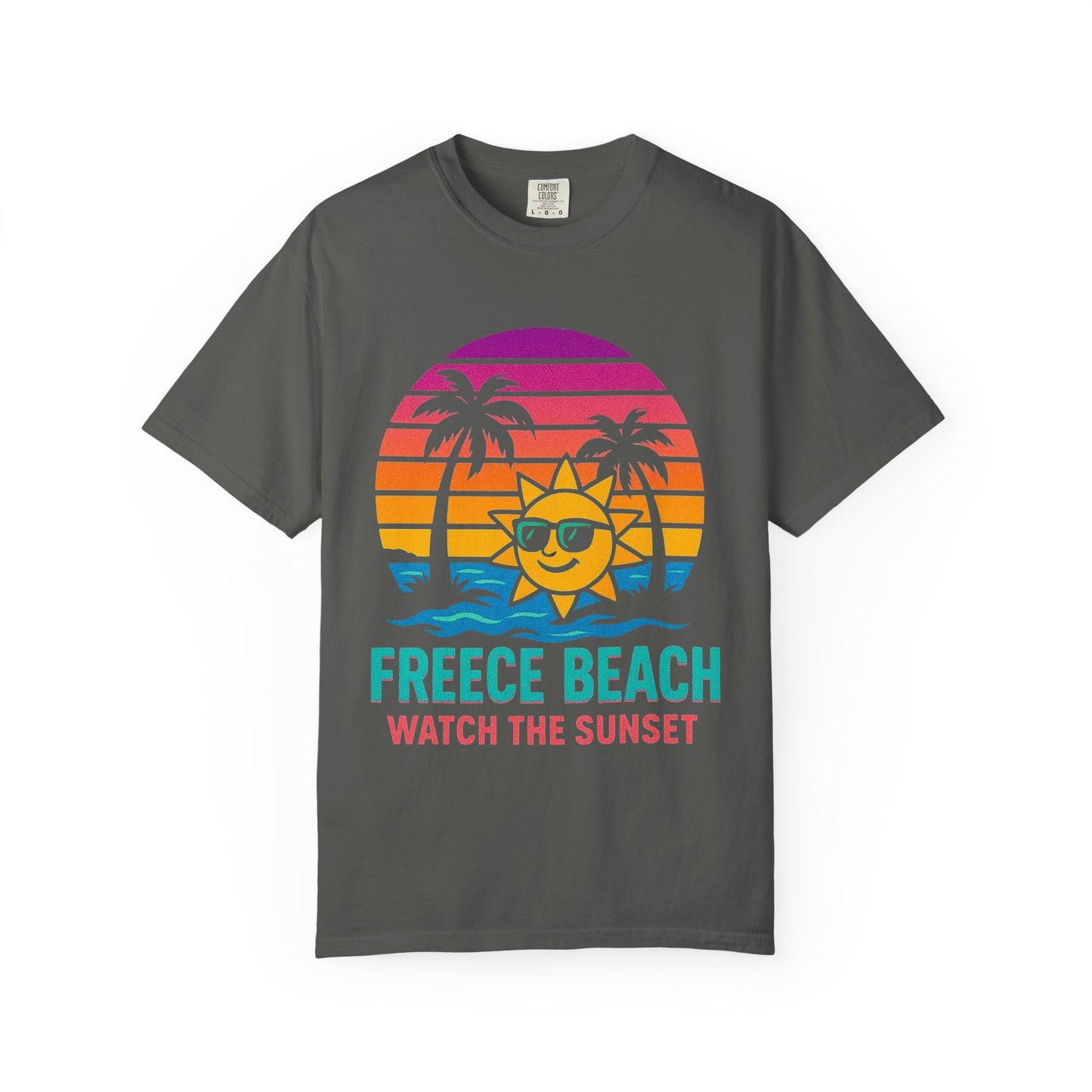 Freece Beach Graphic T-Shirt - Watch the Sunset