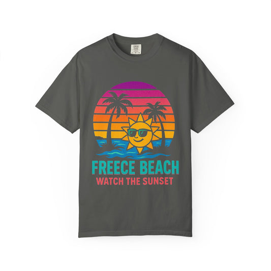 Freece Beach Graphic T-Shirt - Watch the Sunset