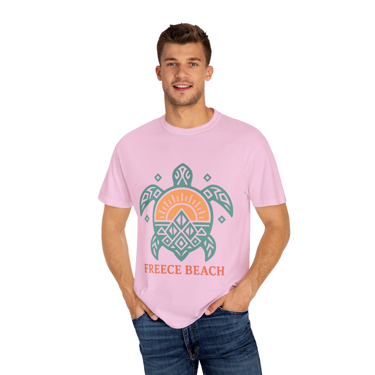 Freece Beach Tribal Turtle Tee