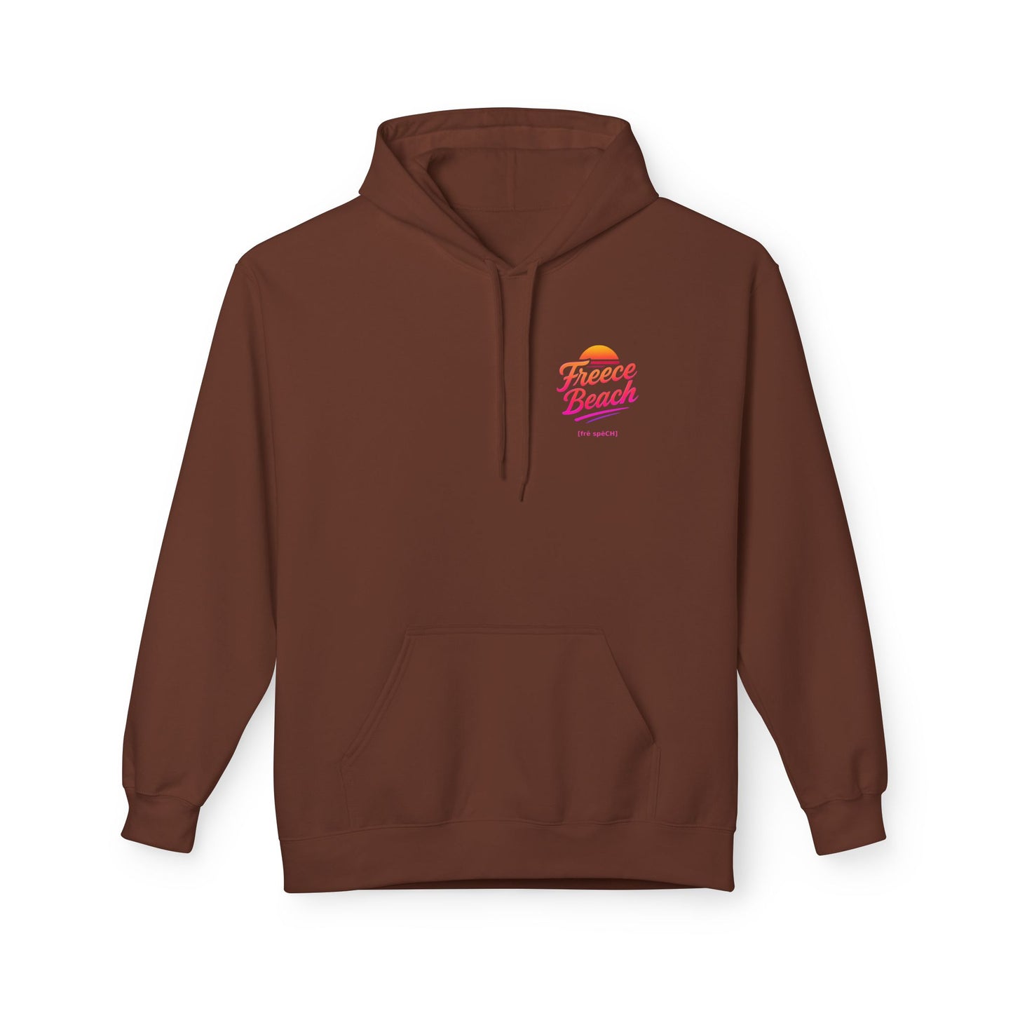 Freece Beach Hoodie - Warm Neon Logo Pullover
