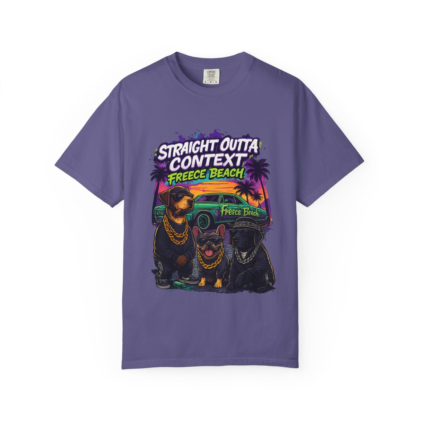 Freece Beach Graphic T-Shirt -Straight Outta Context