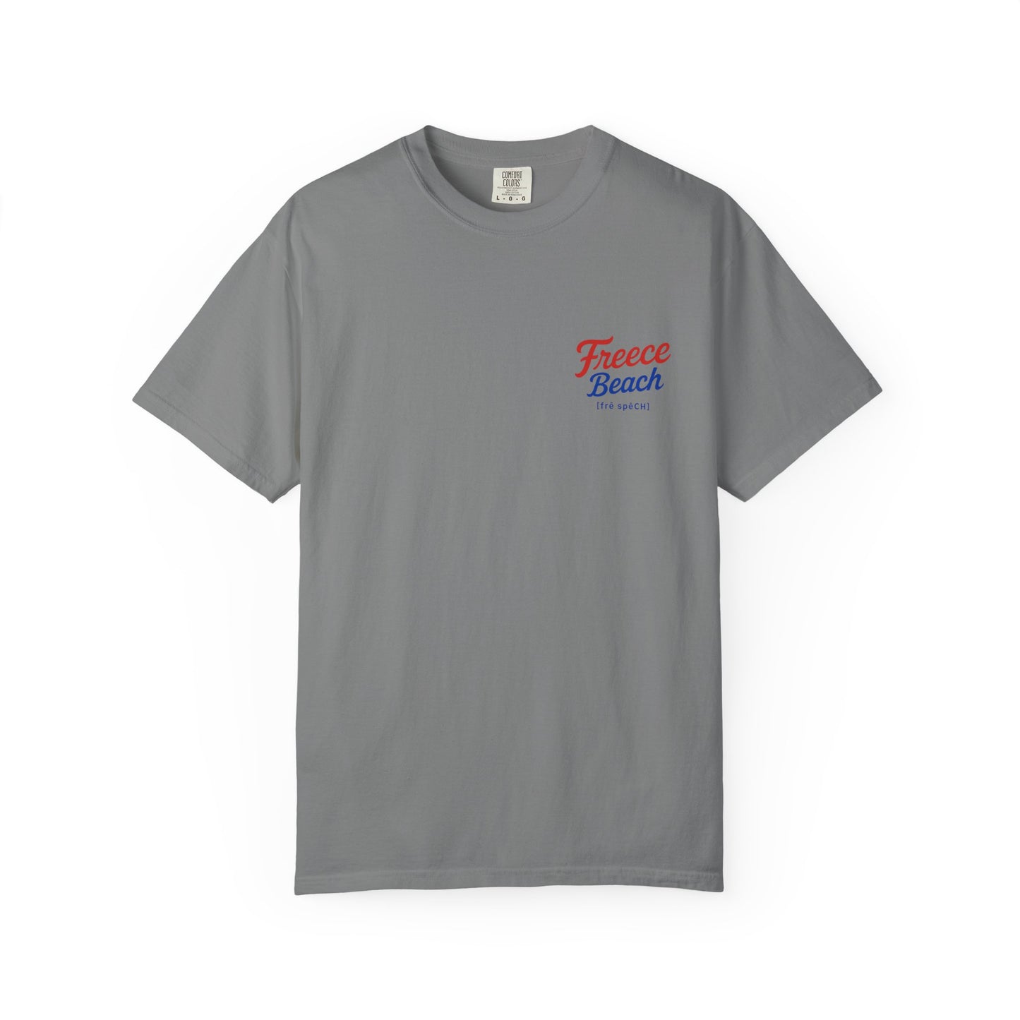 Freece Beach “Sunset & Sparks” Tee - Patriotic Edition